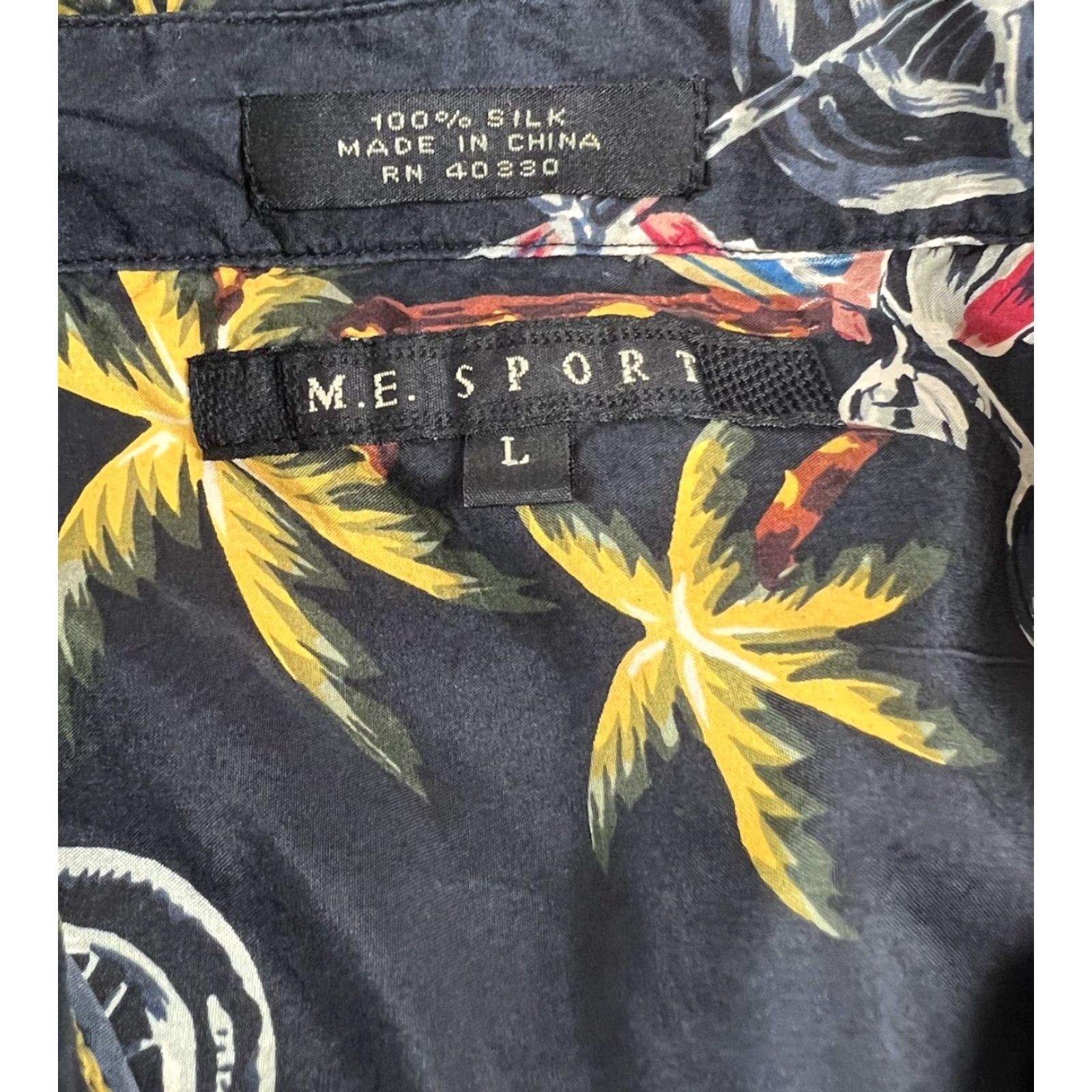 ALOHAS Marc Edwards Button-Up Shirt Hawaiian Aloha All Over Print Short Sleeve Black L Men Girls? Wait. Size US L / EU 52-54 / 3 - 4 Thumbnail