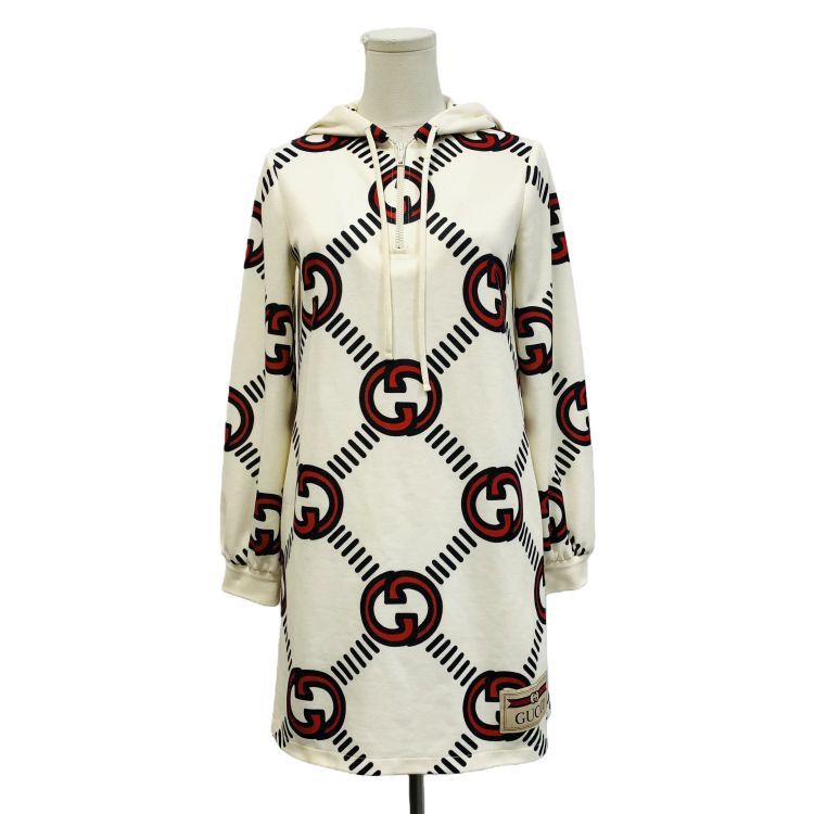 Gucci Gucci Monogram Hooded Mini Dress Size XS Size XS / US 0-2 / IT 36-38 - 1 Thumbnail
