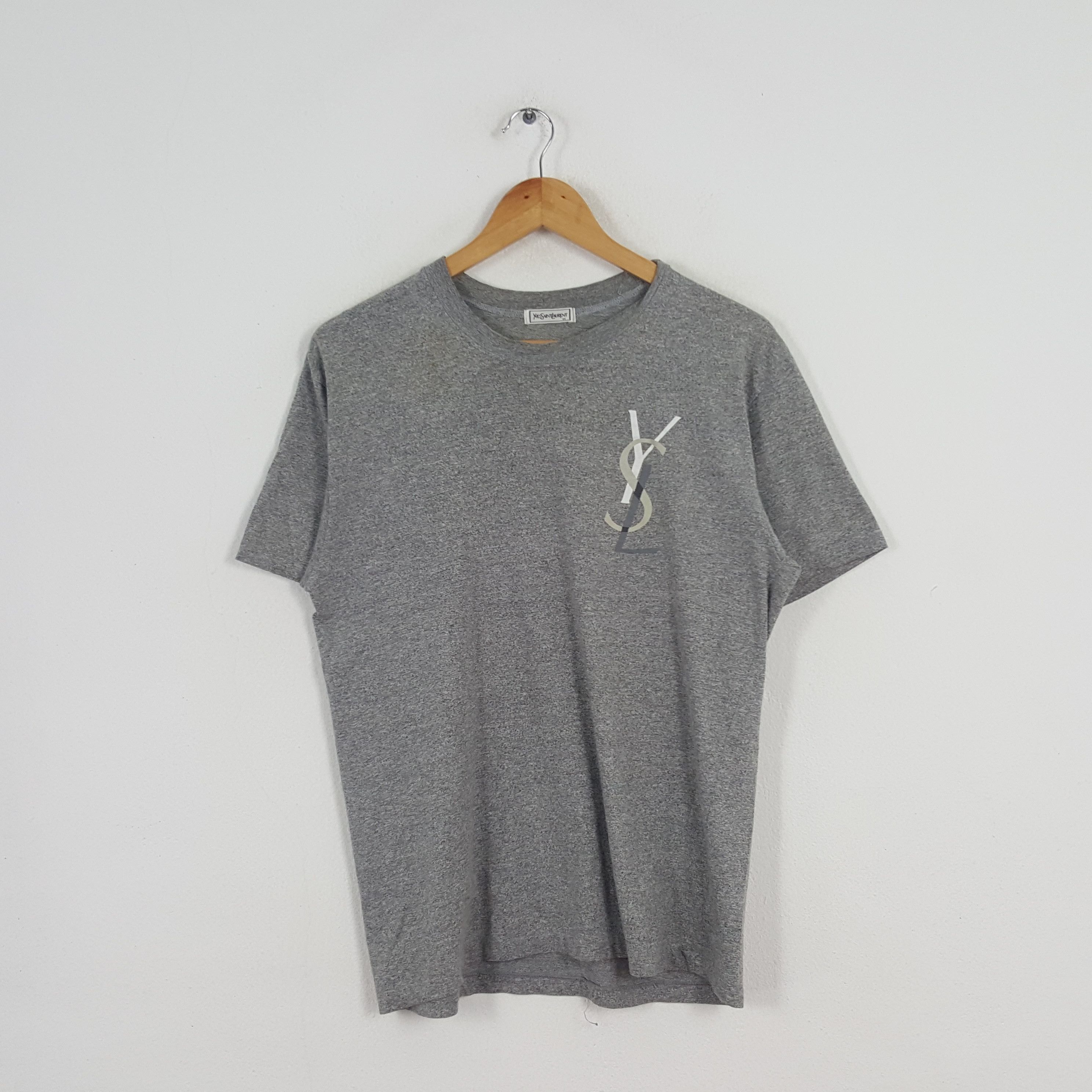 Vintage × Yves Saint Laurent Vintage Yves Saint Lauren Italian Brand Tshirt Size US M / EU 48-50 / 2 - 1 Thumbnail