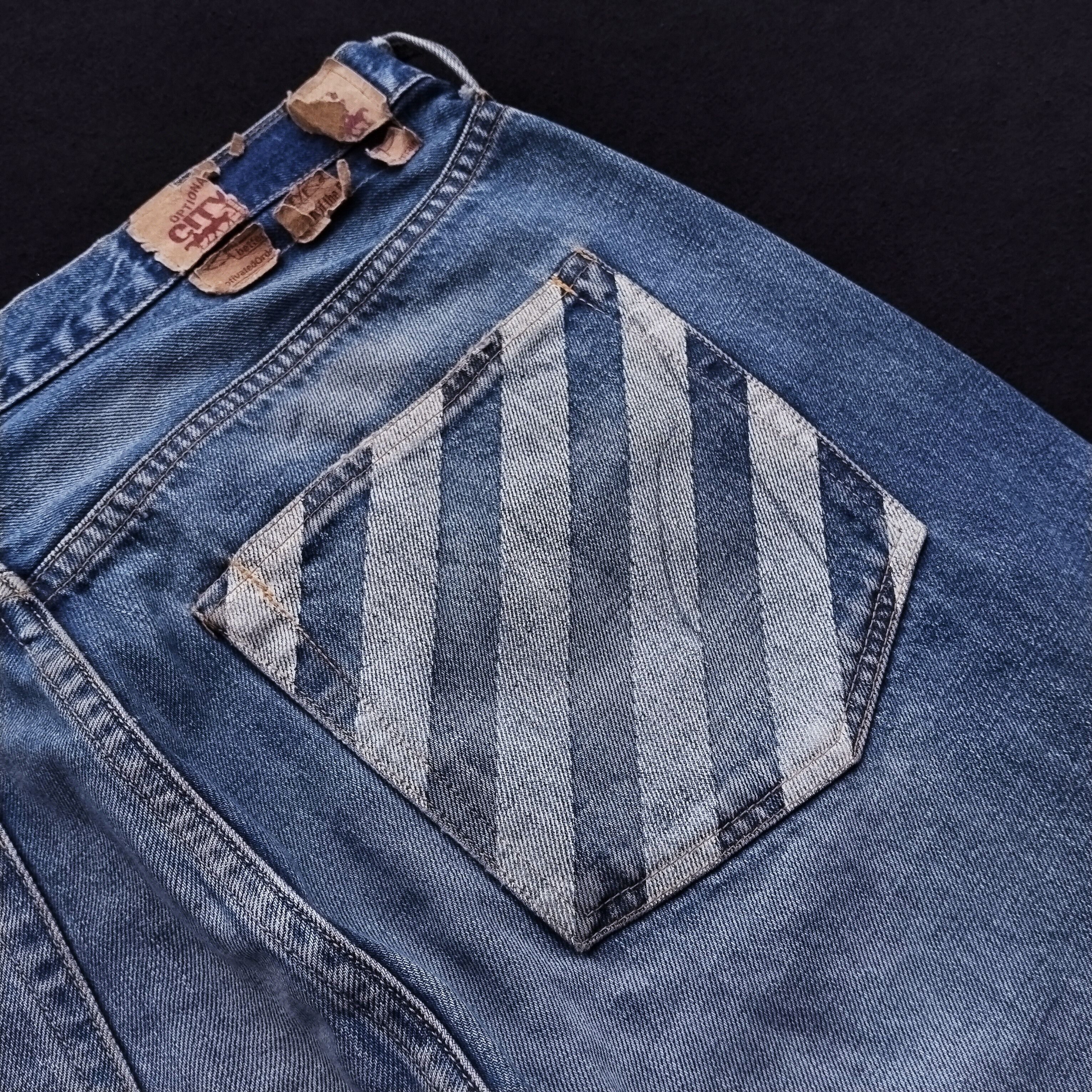 Bape Washed Baby Milo Denim Pants (2006) Size US 40 / EU 56 - 7 Thumbnail
