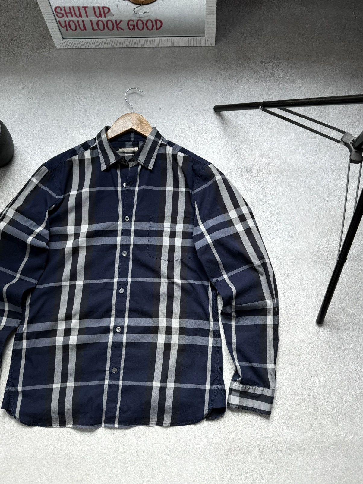 Burberry Burberry Brit Nova Check Button Up Shirt Plaid Long Sleeve Size US M / EU 48-50 / 2 - 4 Thumbnail