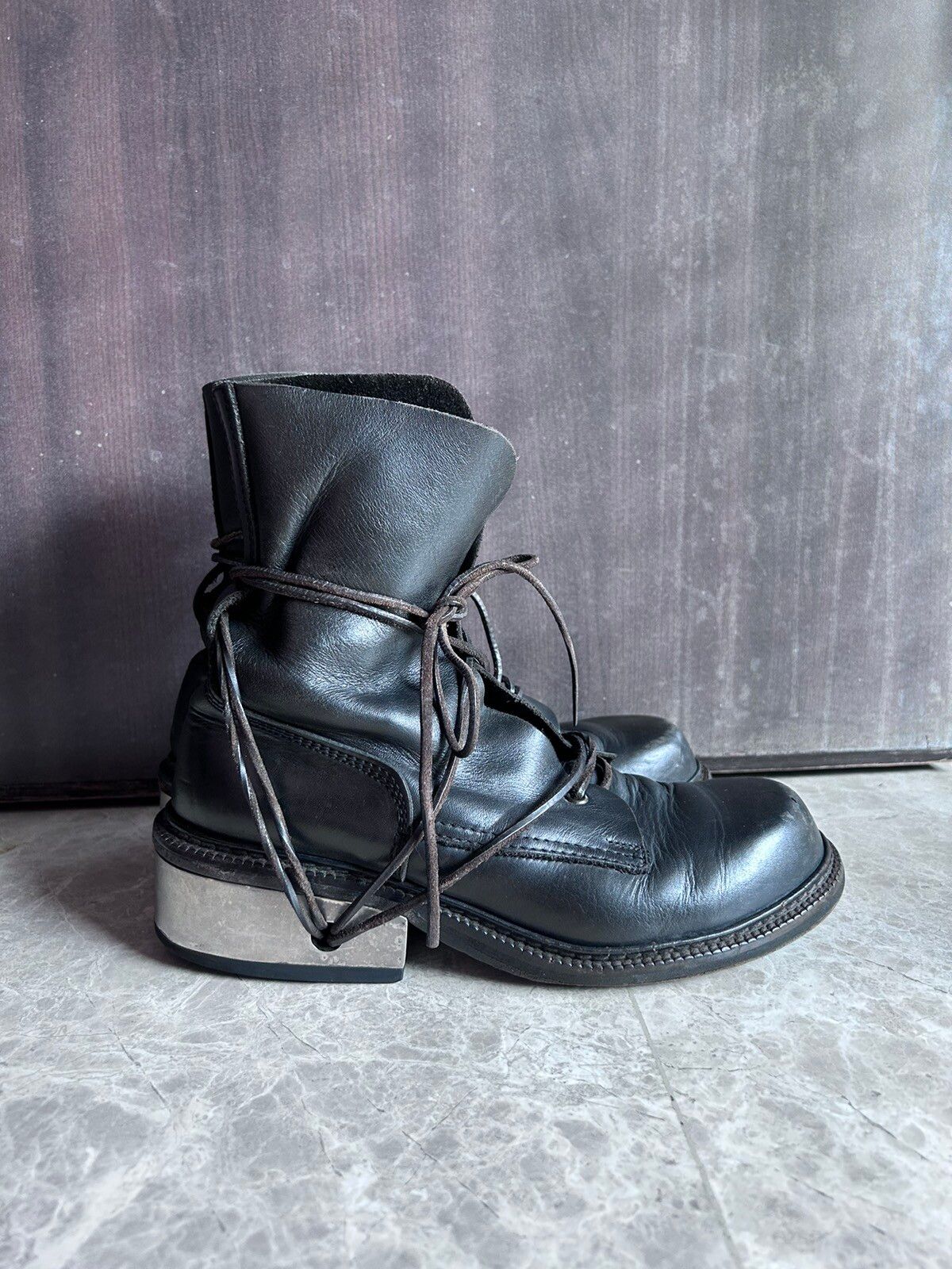 Dirk Bikkembergs Dirk Bikkembergs Pierced Steel Heel Boots | Grailed
