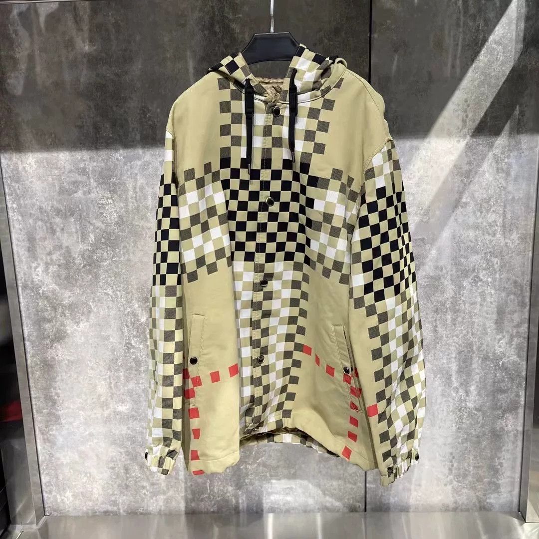 Burberry New Plaid Hooded Jacket