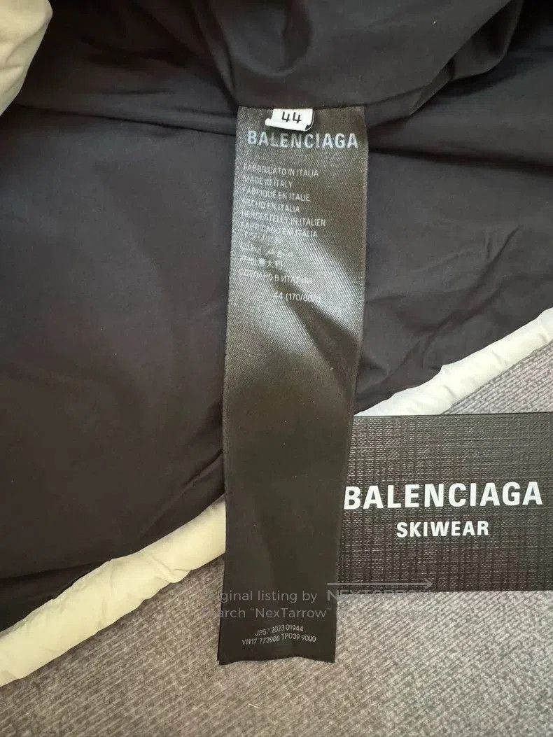 Balenciaga Balenciaga Unisex White Down Jacket. Size US S / EU 44-46 / 1 - 3 Thumbnail