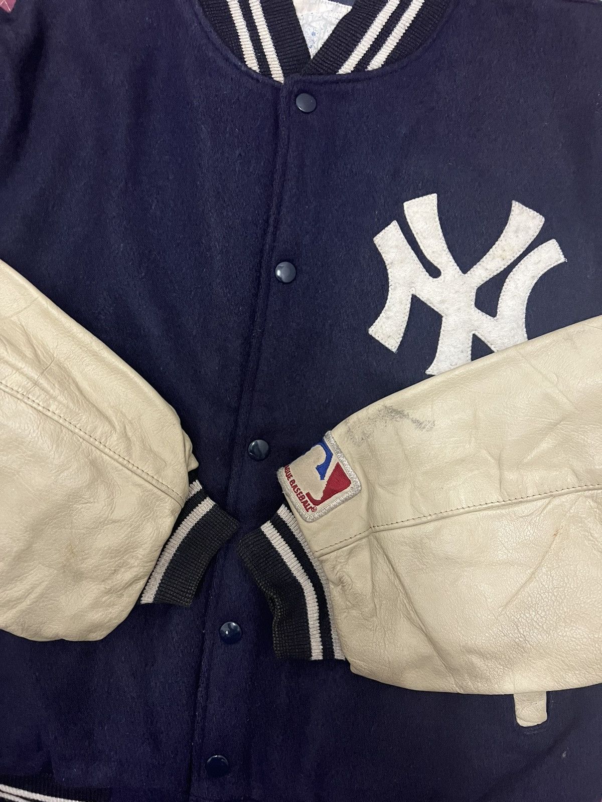 New York Yankees Vintage New York Yankees Old School Varsity Jacket Size US M / EU 48-50 / 2 - 7 Thumbnail