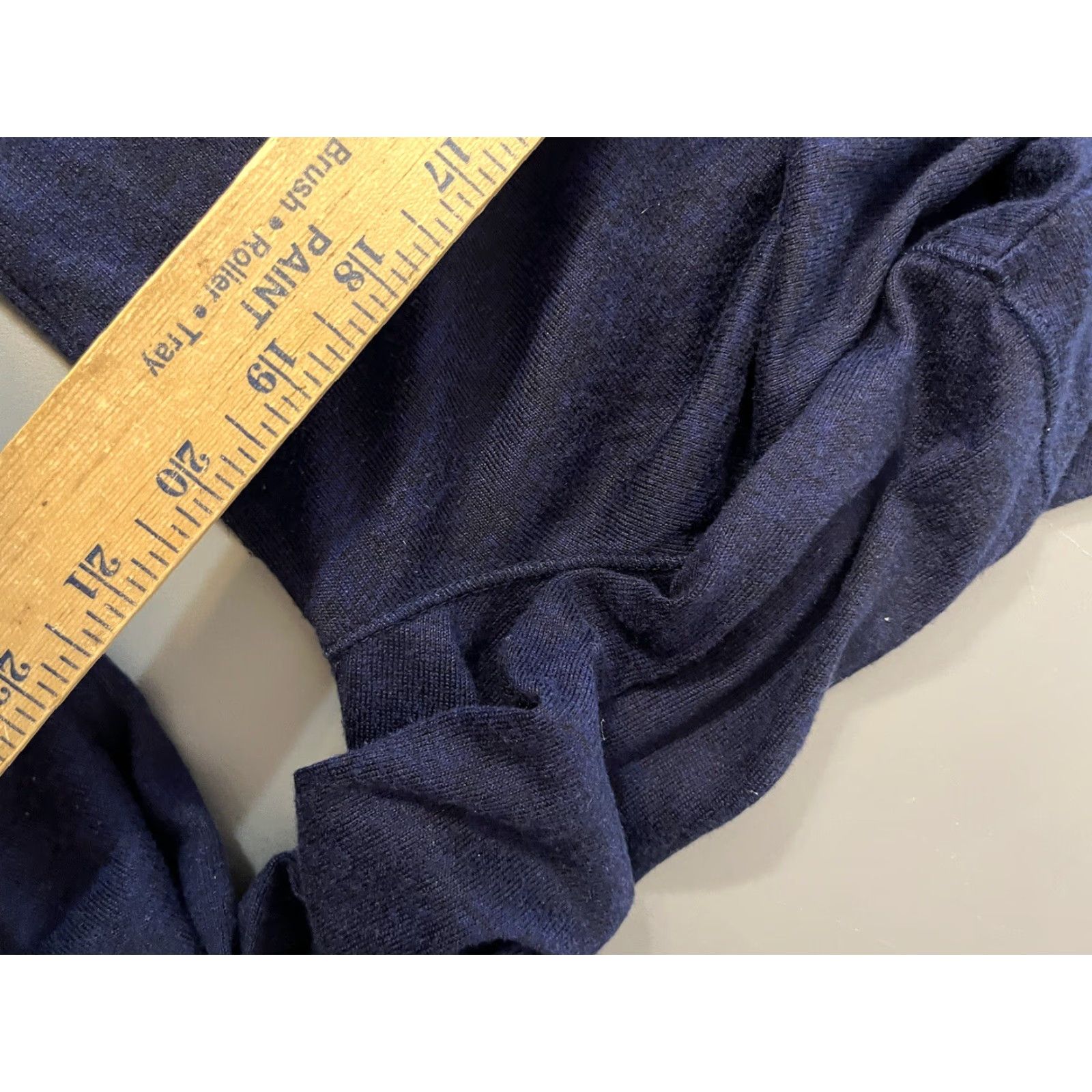 Croft & Barrow Croft & Barrow Pajama Top Henley Women L Blue Knit Polyester Blend Button Long Sleeve Solid Size L / US 10 / IT 46 - 5 Thumbnail