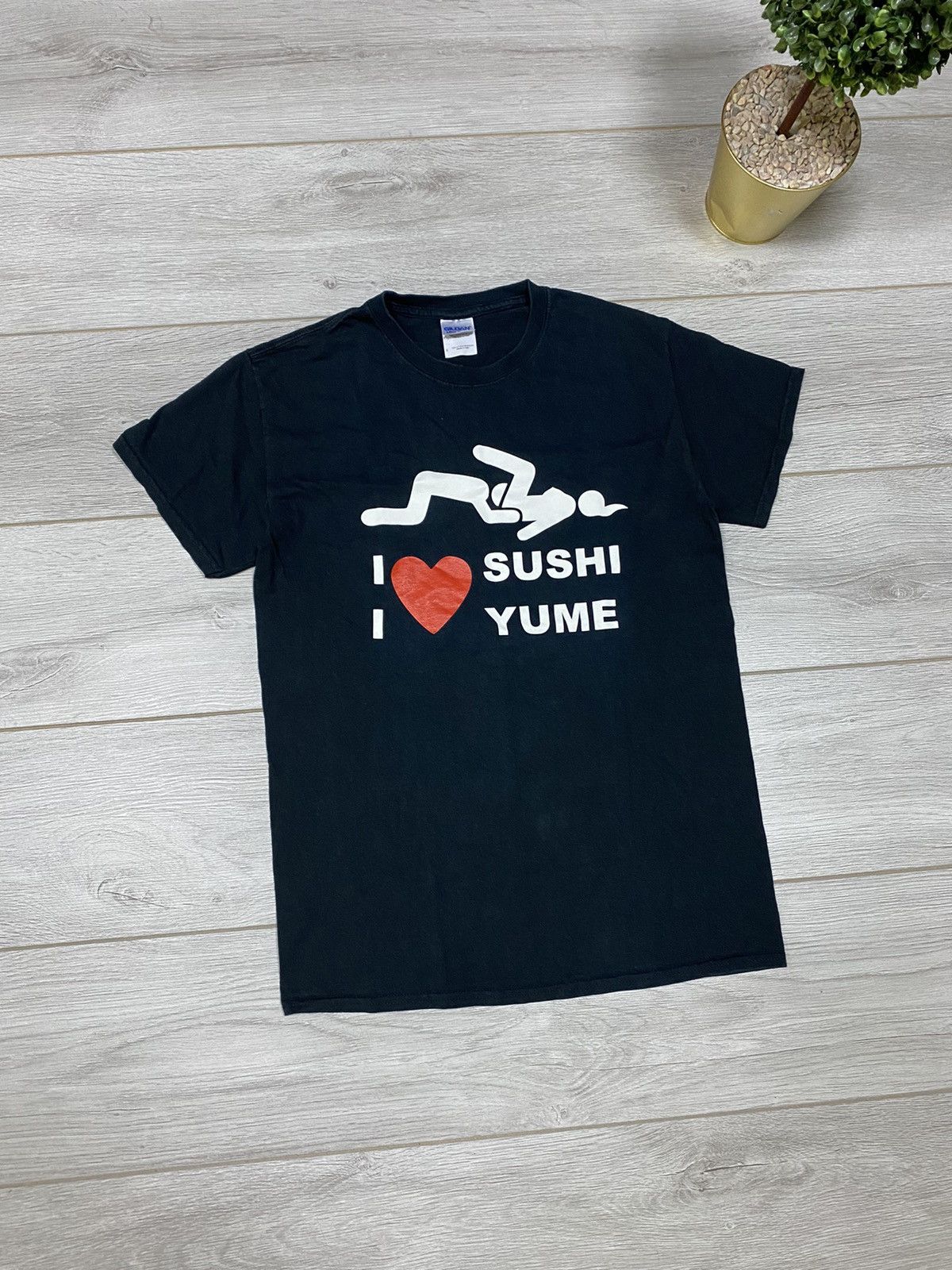 Vintage I love ❤️ sushi yume vintage t-shirt Size US S / EU 44-46 / 1 - 2 Thumbnail