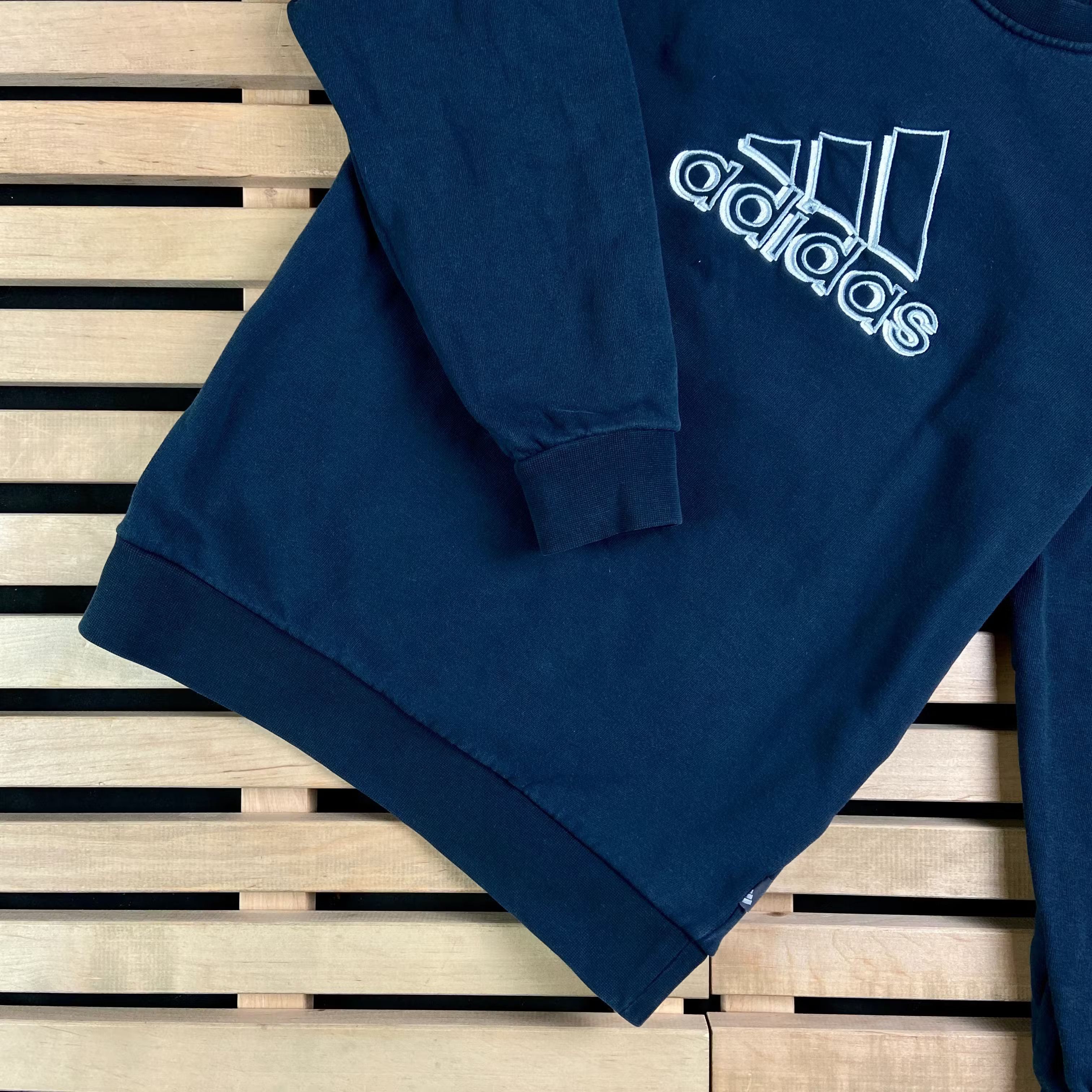 Adidas × Vintage Mens Sweatshirt Adidas Vintage Big Logo Size XS Size US XS / EU 42 / 0 - 3 Thumbnail