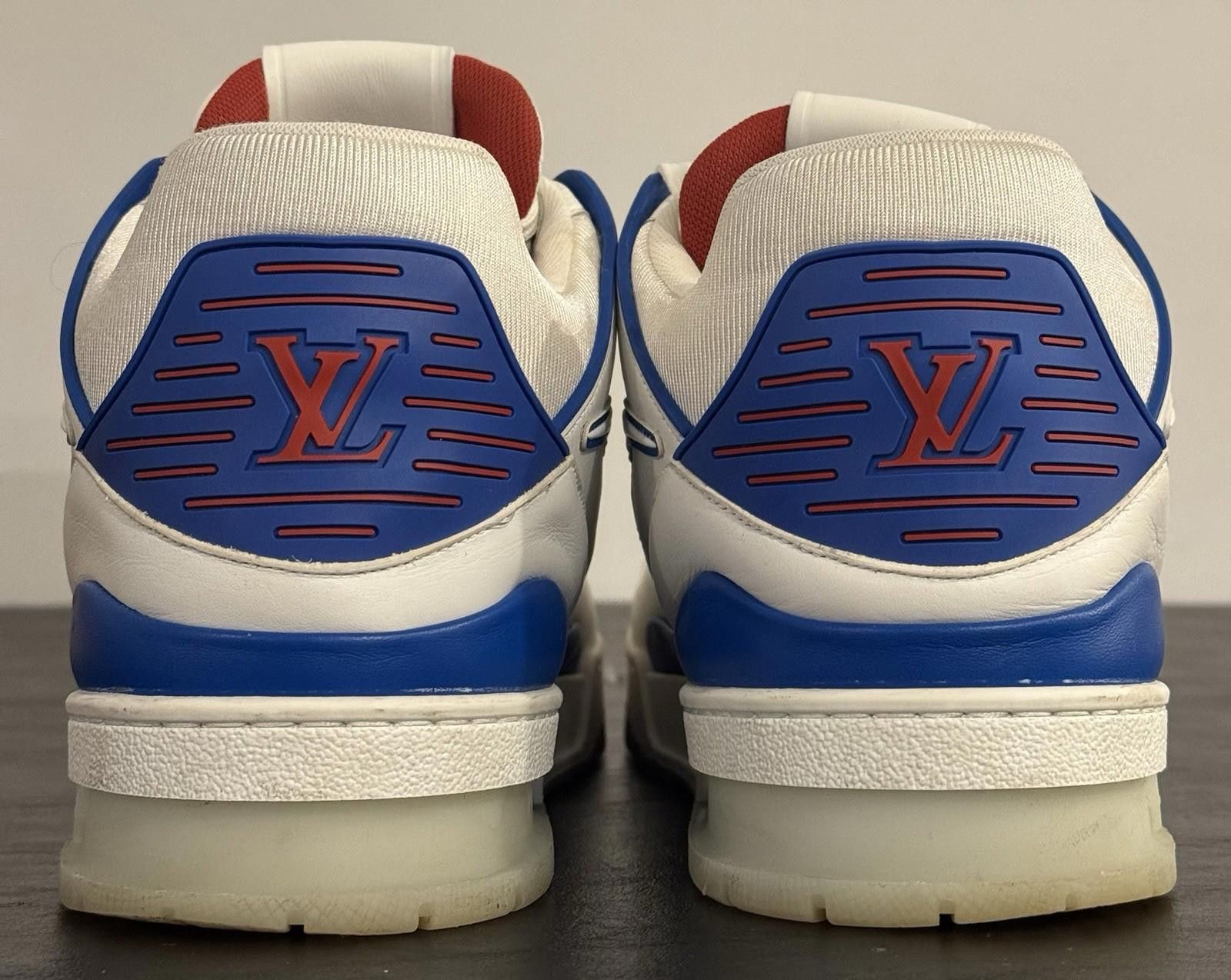 Louis Vuitton LOUIS VUITTON LV Trainer Sneaker Red White Virgil Abloh Size US 11 / EU 44 - 6 Thumbnail