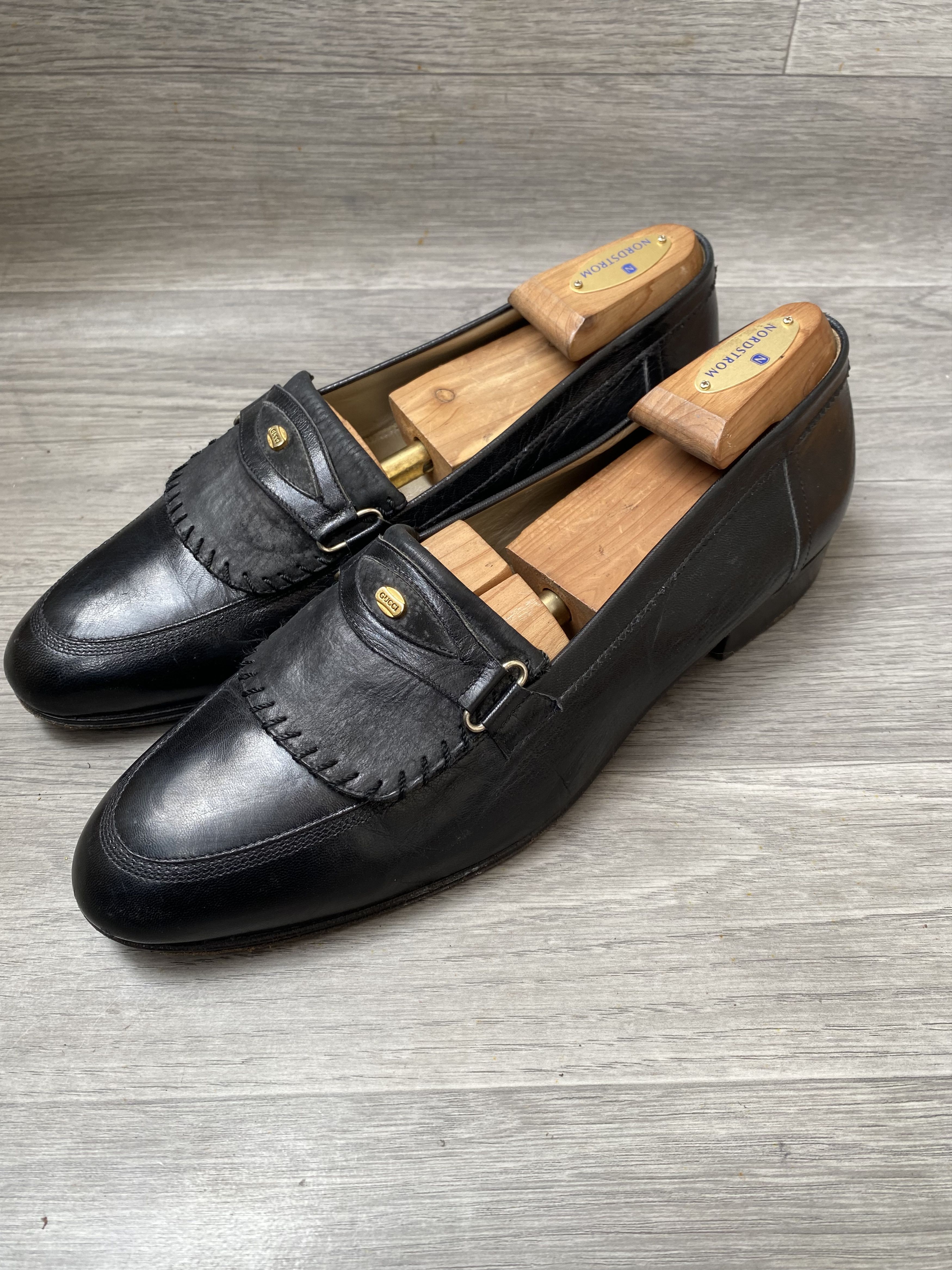 Gucci Gucci tomford era black leather slip on penny loafer uk 9s Size US 10 / EU 43 - 6 Thumbnail