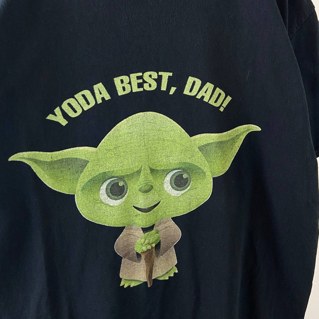 Vintage "Yoda Best, Dad" Vintage Star Wars Movie T-Shirt Size US L / EU 52-54 / 3 - 3 Thumbnail