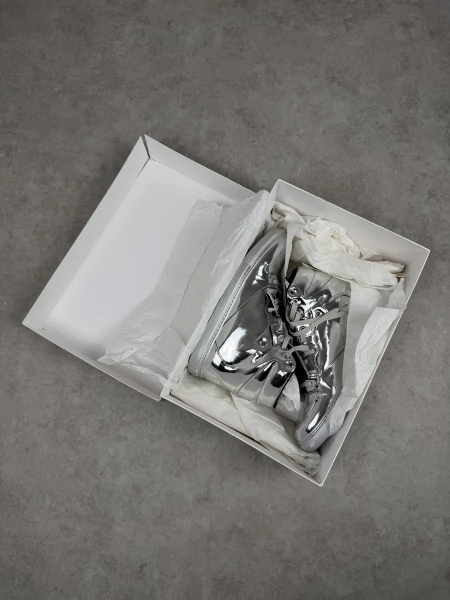 Balenciaga Balenciaga City Patent Grey Silver Mirror High Sneakers Size US 7.5 / EU 40-41 - 8 Thumbnail