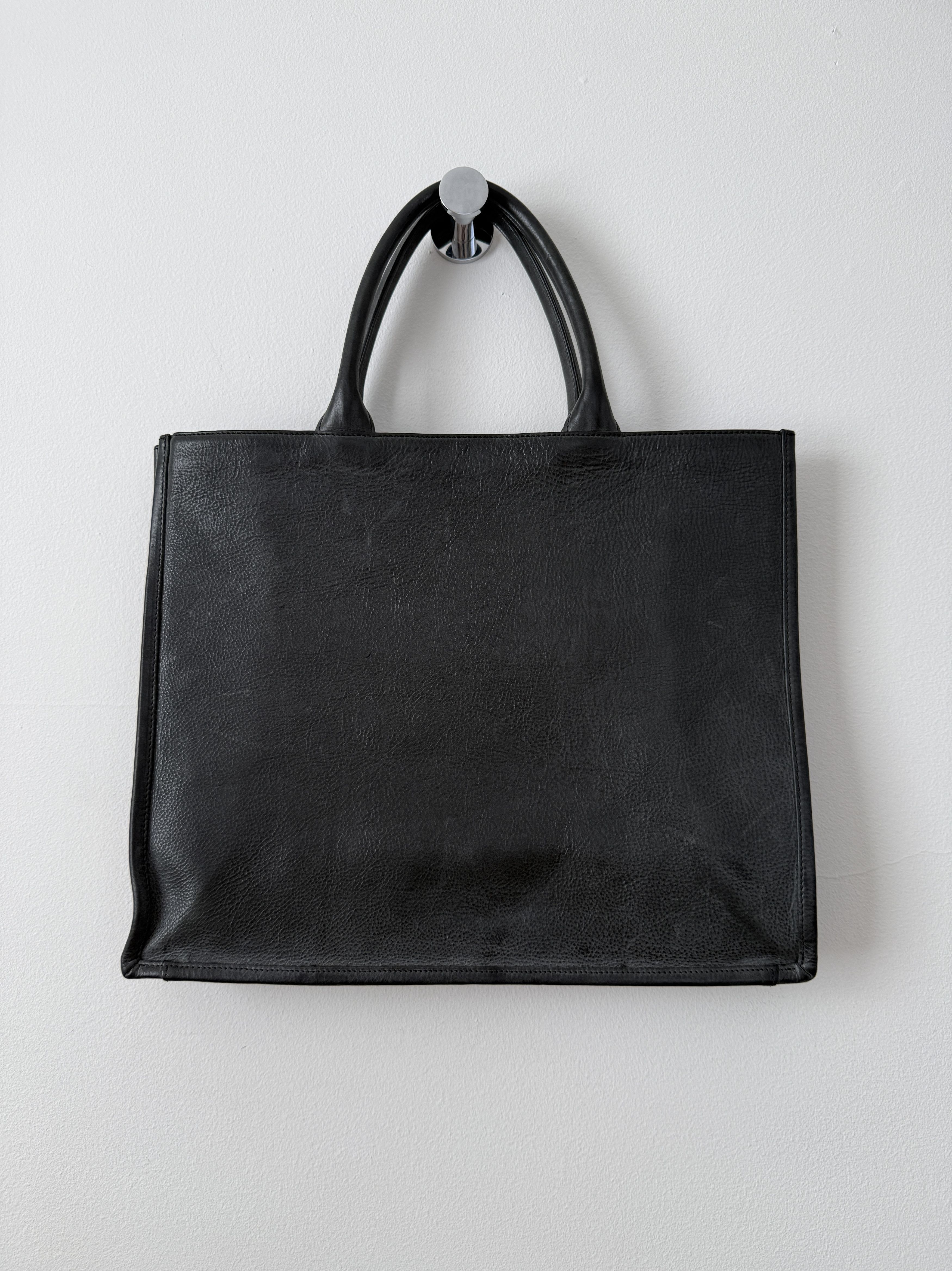 Vuja De VUJADE THEO LEATHER AFFIX BAG IN WAXED BABY CALF | Grailed