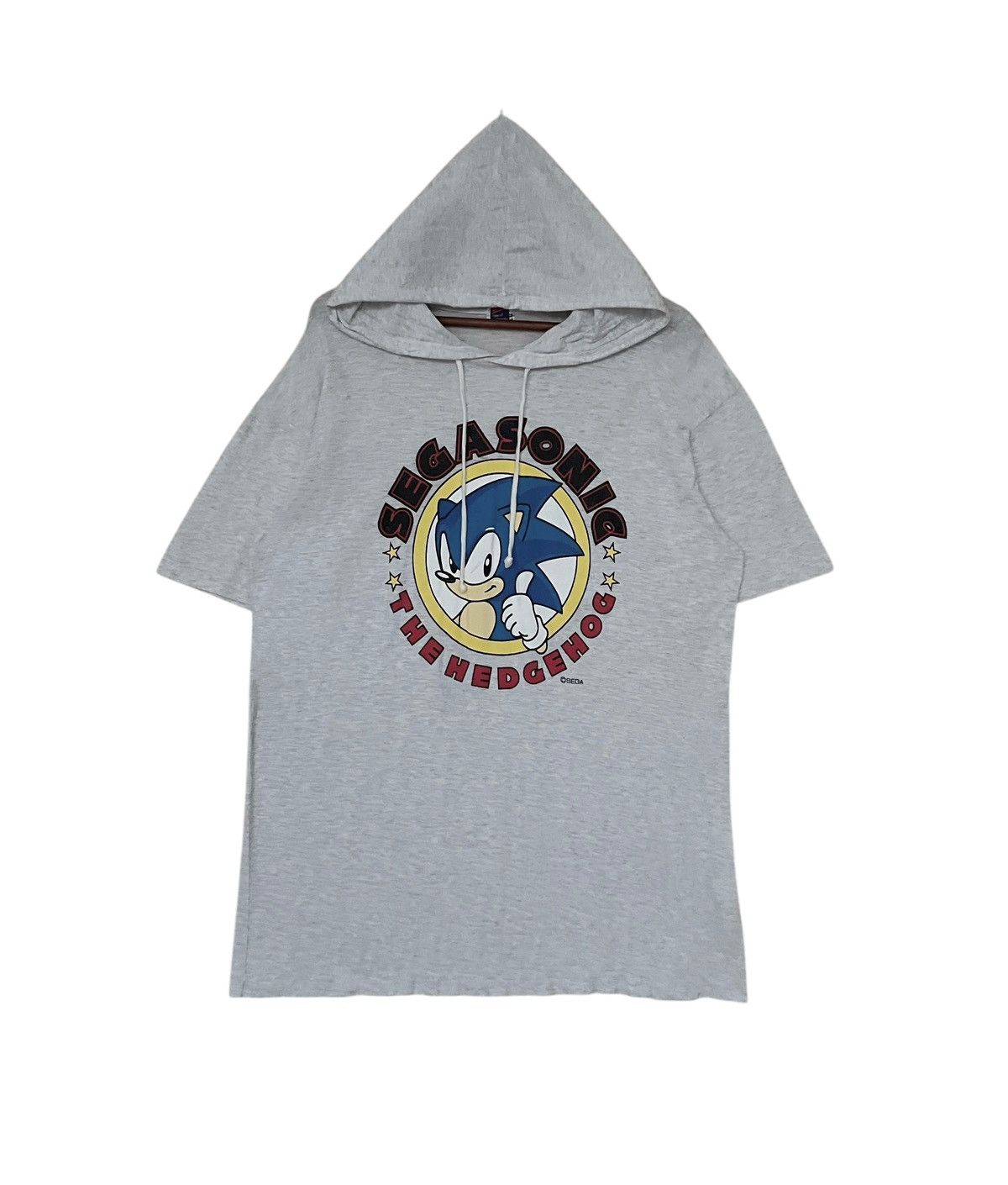 Vintage Vintage Cartoon Sega Sonic Hoodie T-shirt 1990s Size US L / EU 52-54 / 3 - 1 Thumbnail