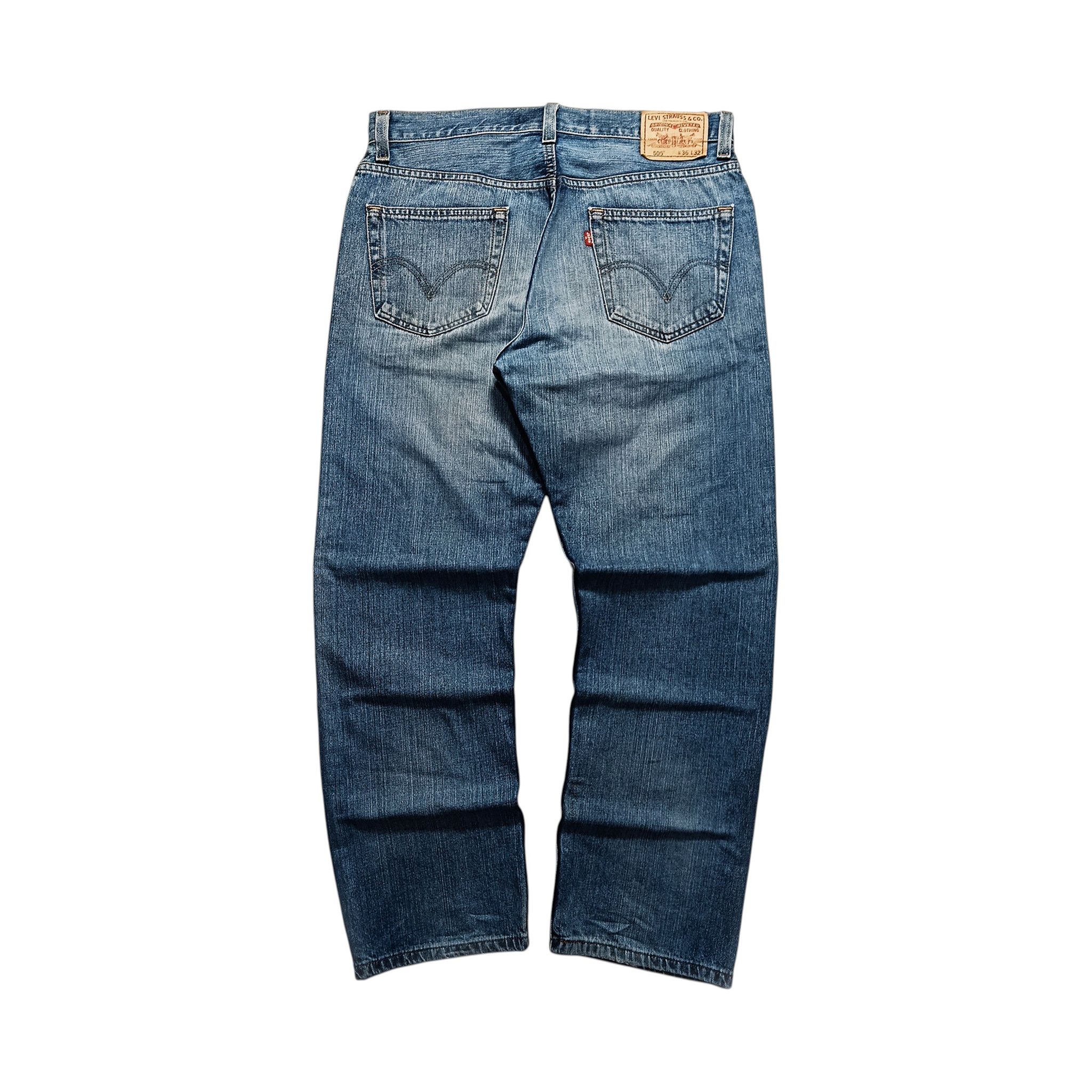 Levi's Vintage Levi’s 505 Regular Fit Denim Jeans Size US 36 / EU 52 - 2 Thumbnail