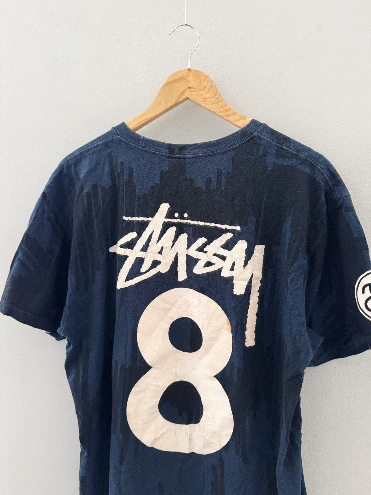 Stussy Stussy 8 Noise Tee 'Navy' T-shirt Size US L / EU 52-54 / 3 - 10 Thumbnail