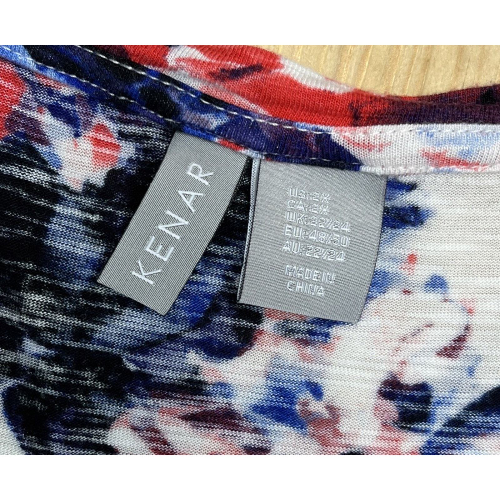 Other Womens kenar white floral tank top sz 2X Size XXL / US 16-18 / IT 52-54 - 6 Thumbnail