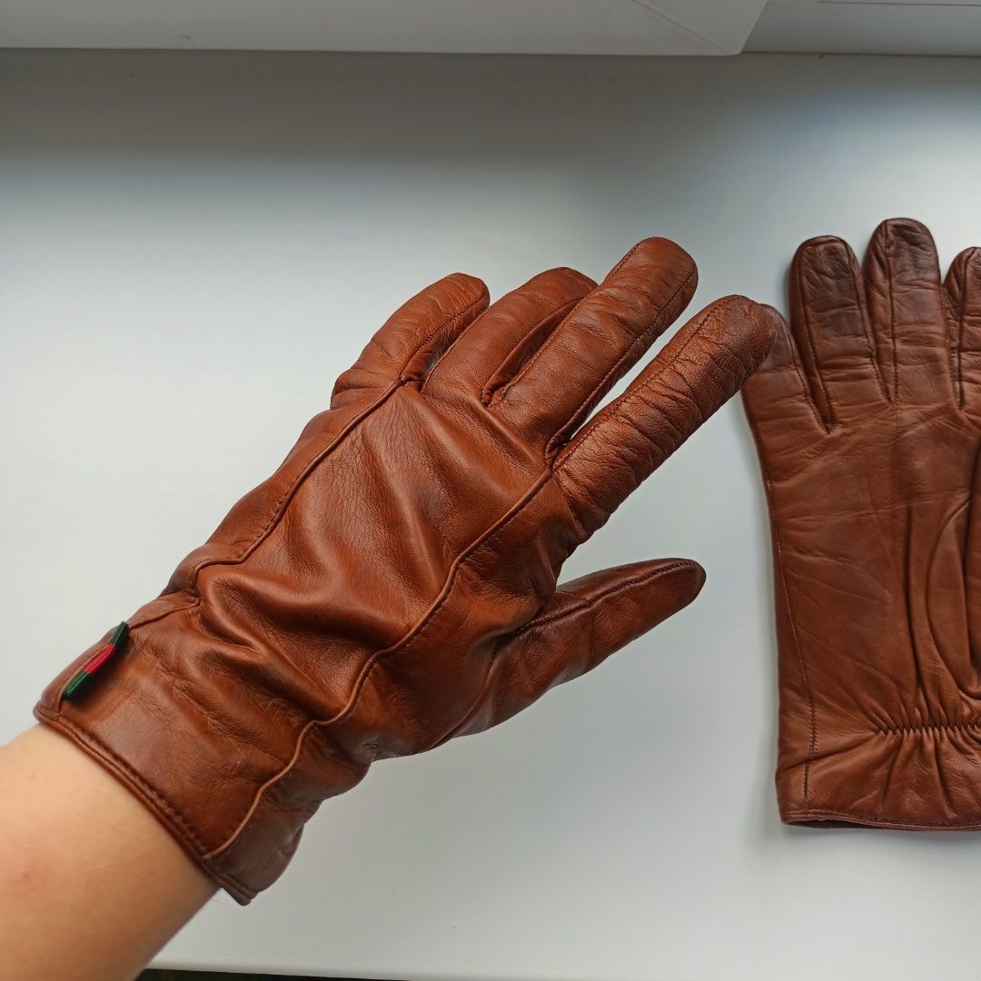 Gucci Gucci Leather Gloves Size ONE SIZE - 1 Thumbnail