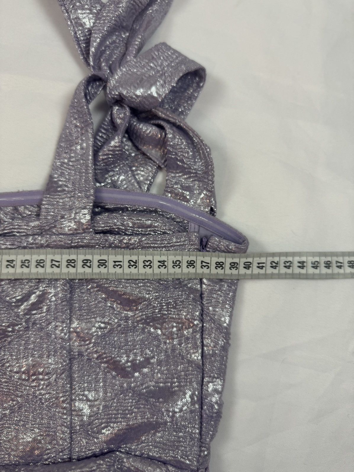 Lioness Lioness Senorita tie shoulder ruched dress in lilac snake Size S / US 4 / IT 40 - 12 Thumbnail
