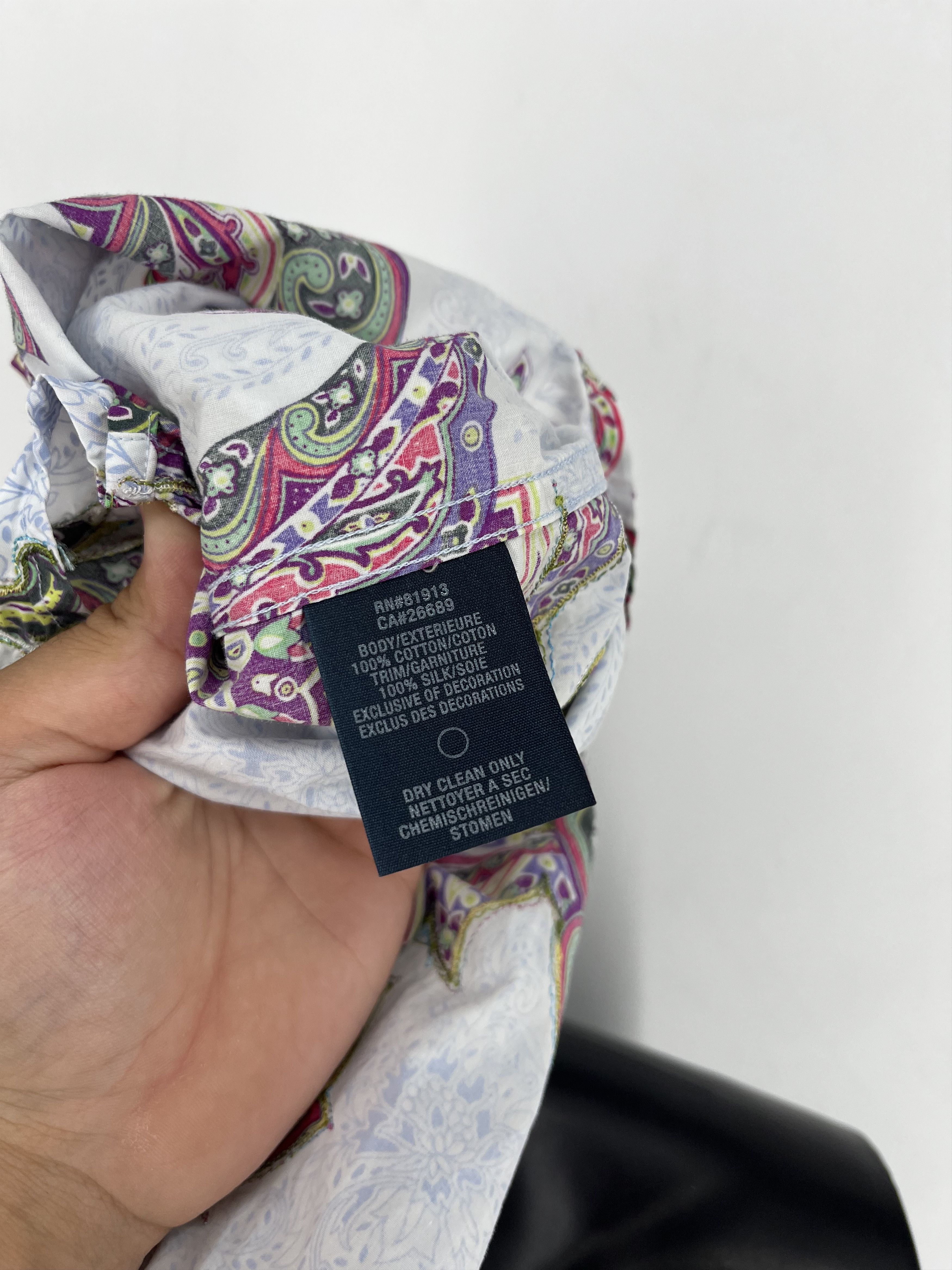 Other Robert Graham Bonaire Blue Funky Fractal Floral Paisley SzXL Size US XL / EU 56 / 4 - 11 Thumbnail