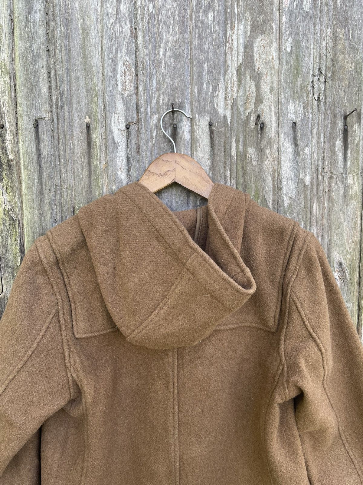 Designer HARE Classic Wool Duffle Coat (Camel Brown) - Size S Size US M / EU 48-50 / 2 - 12 Thumbnail