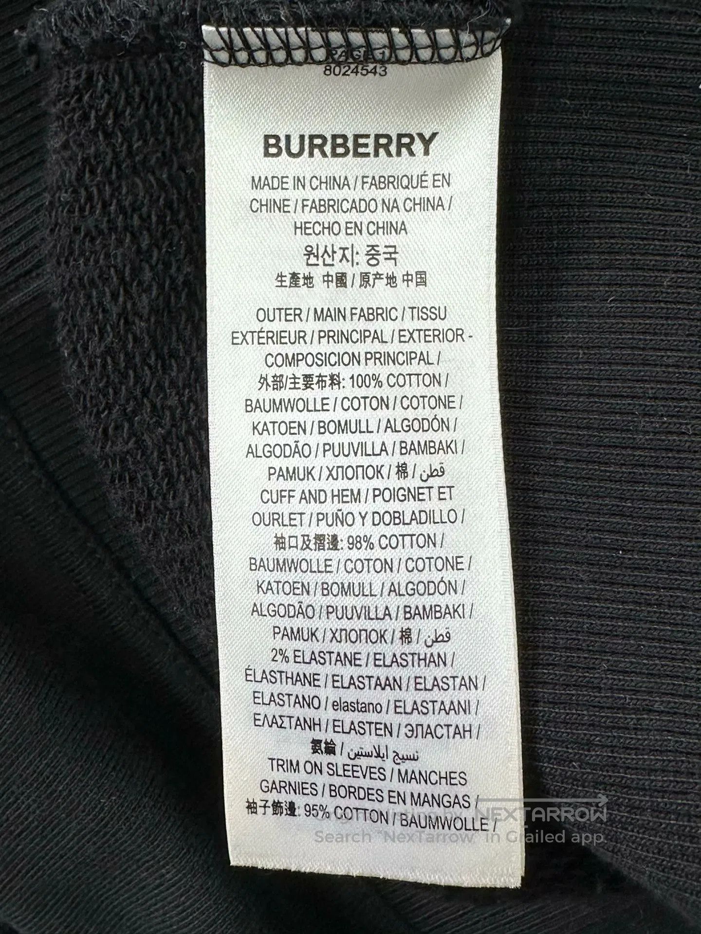Burberry Burberry Black Classic Arm Plaid Logo Hooded Zip-up Jacket Size L / US 10 / IT 46 - 4 Thumbnail