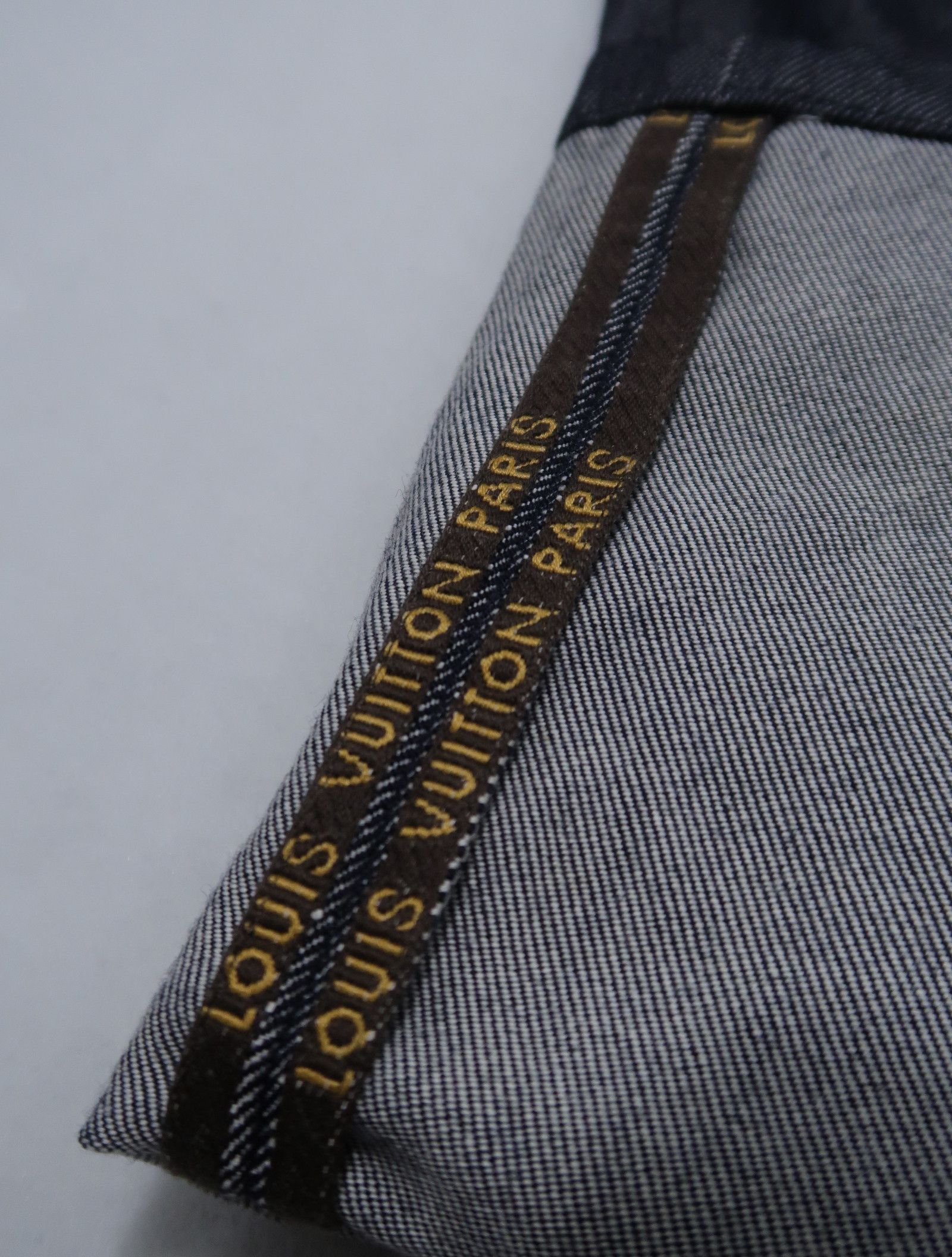 Louis Vuitton F/W 05 Selvedge Monogram Wool Denim - Marc Jacobs Era Size US 32 / EU 48 - 14 Thumbnail