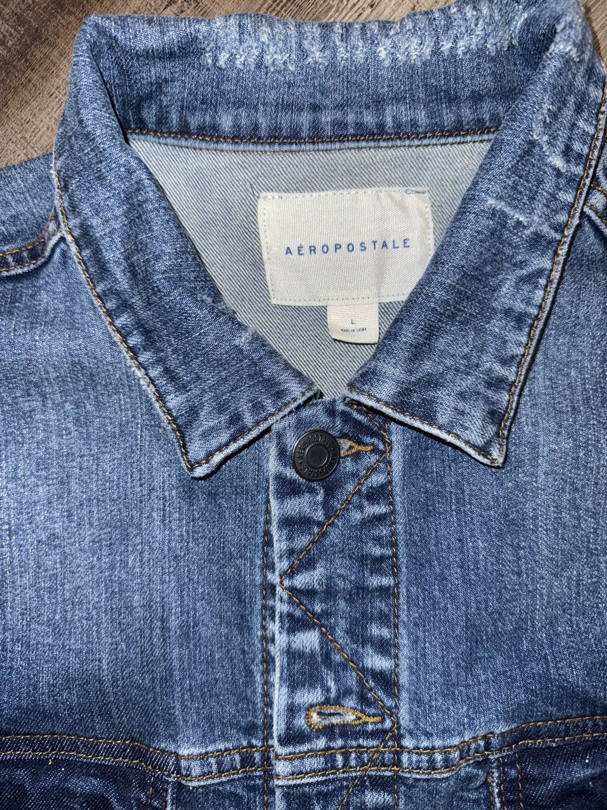 Aeropostale Aero jean jacket Size US L / EU 52-54 / 3 - 3 Thumbnail
