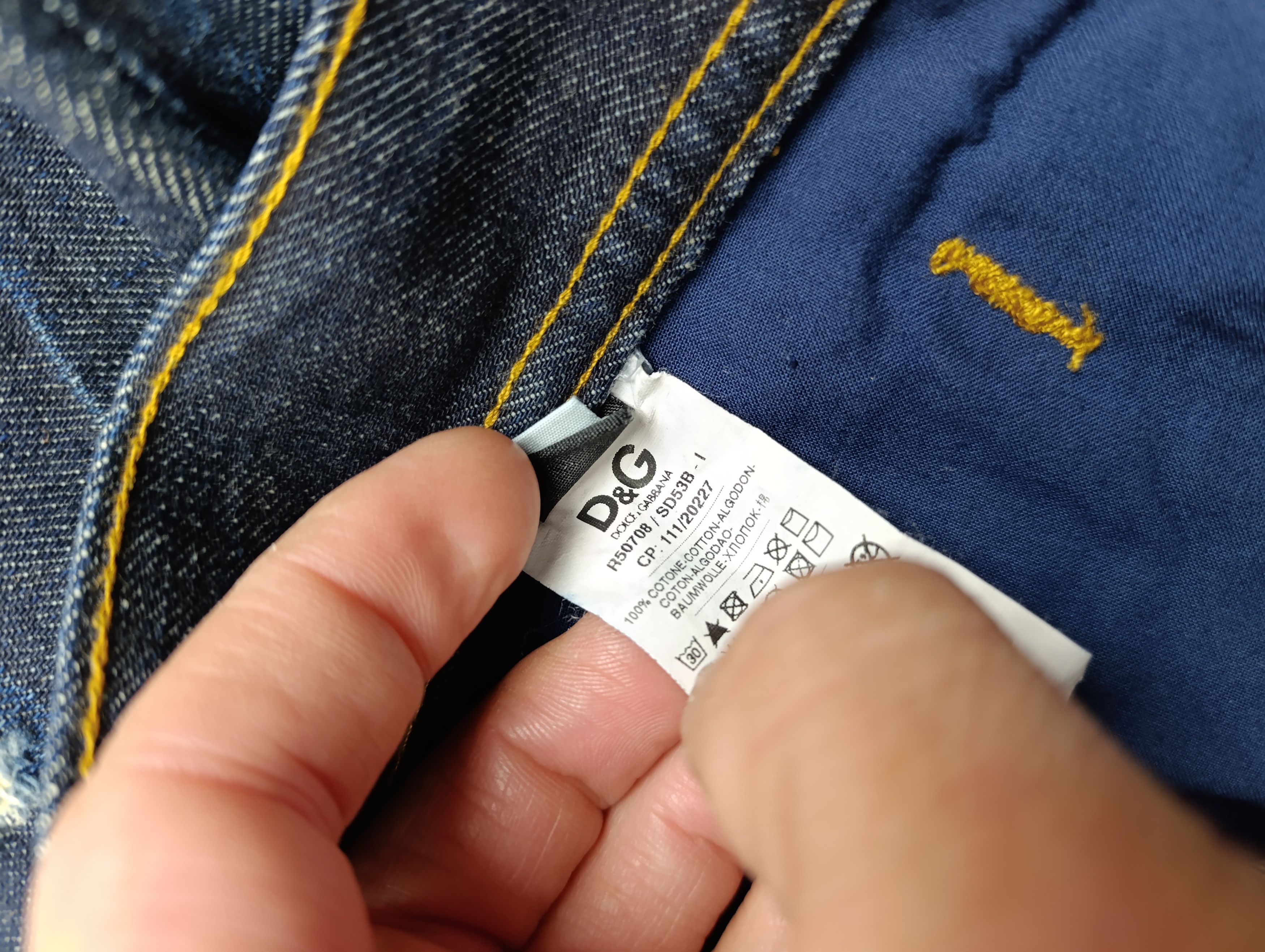 Dolce & Gabbana Dolce & Gabbana Distressed Indigo Denim Pants Jeans Size US 33 - 18 Thumbnail