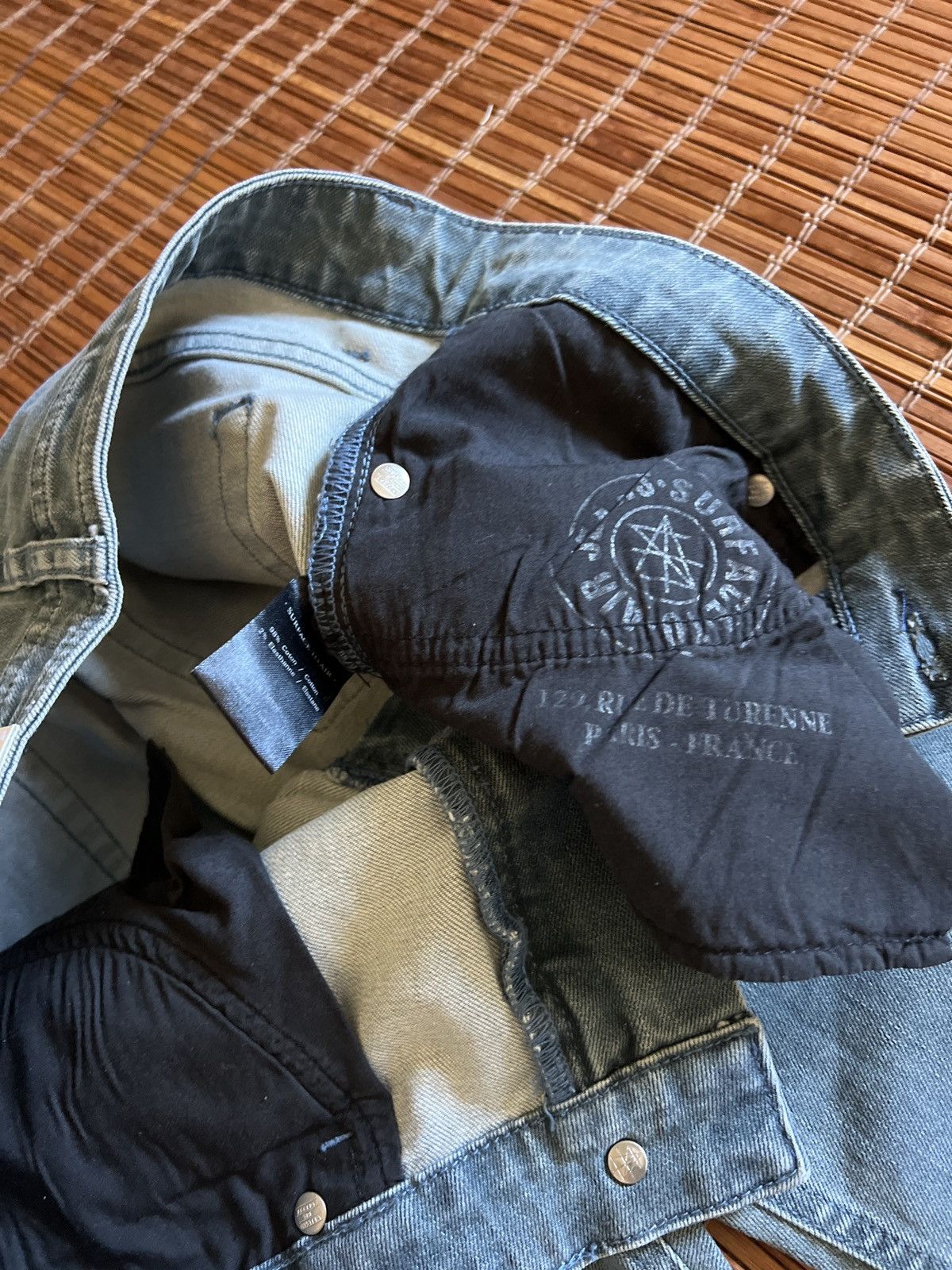 Surface To Air Surface to air jeans Light blue Dusted Denim Skinny jean Size 29" - 10 Thumbnail