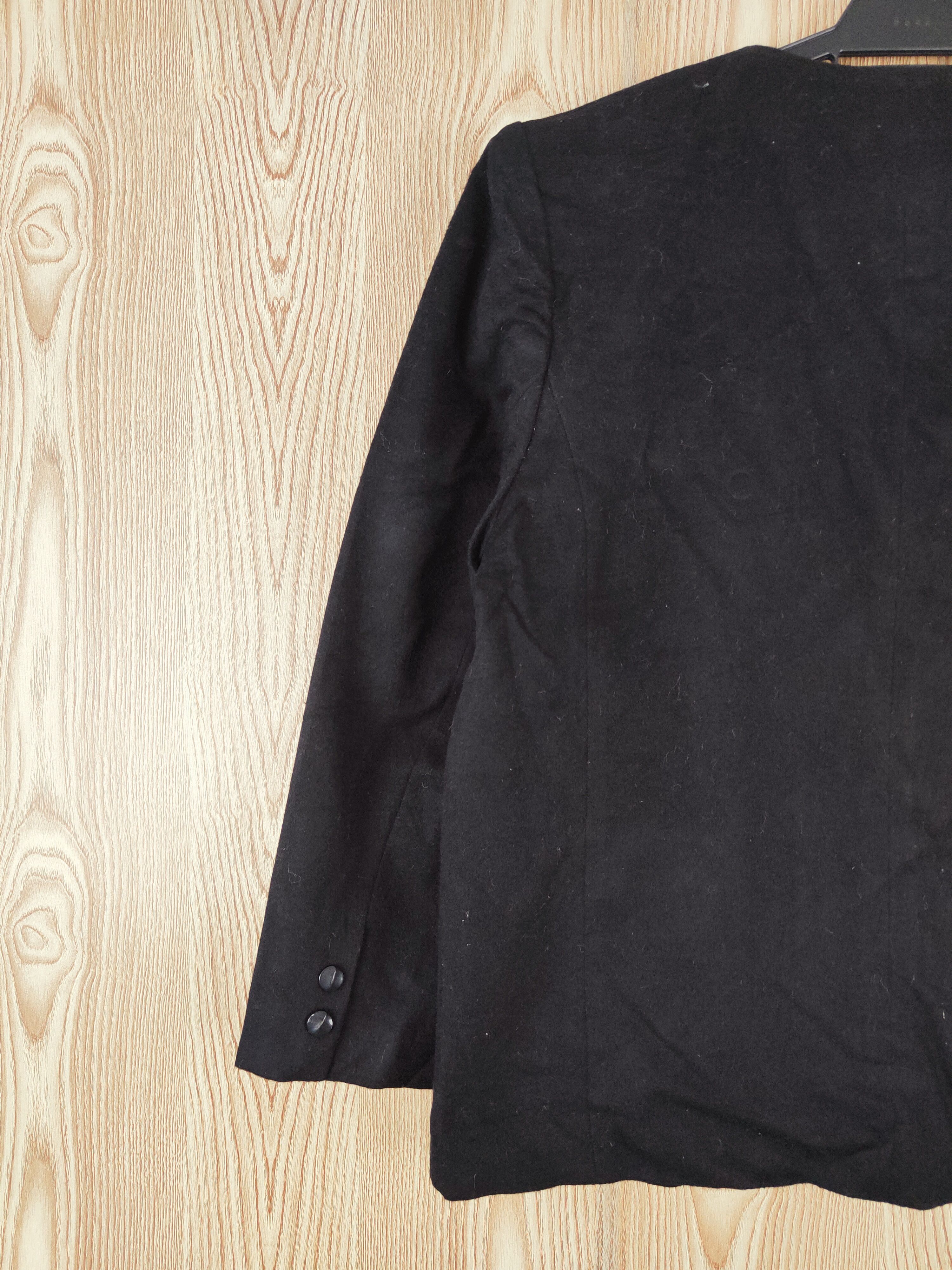Japanese Brand × Vintage luxury Fashion Design by Missel Black Wool Blazers Size US L / EU 52-54 / 3 - 8 Thumbnail