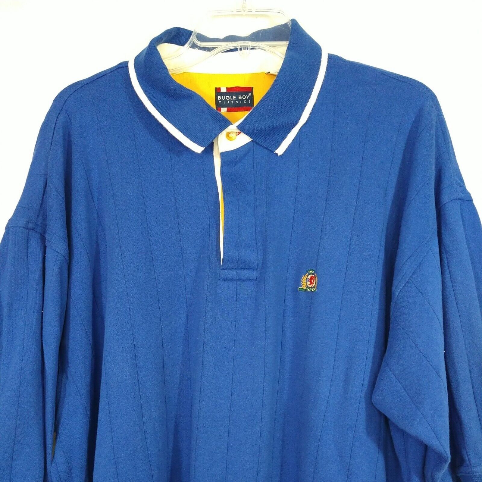 Bugle Boy Vintage 90s Bugle Boy Classics Polo Shirt Men Size XXL Blue Size US XXL / EU 58 / 5 - 2 Thumbnail