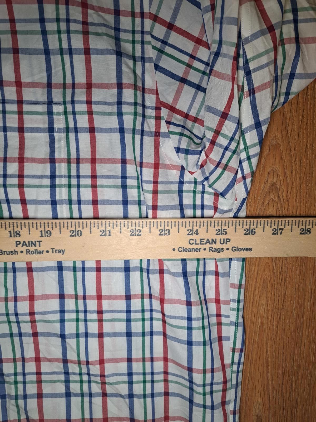 Brooks Brothers Brooks Brothers Button Up Dress Shirt XL Plaid Supima Cotton Size 44R - 5 Thumbnail