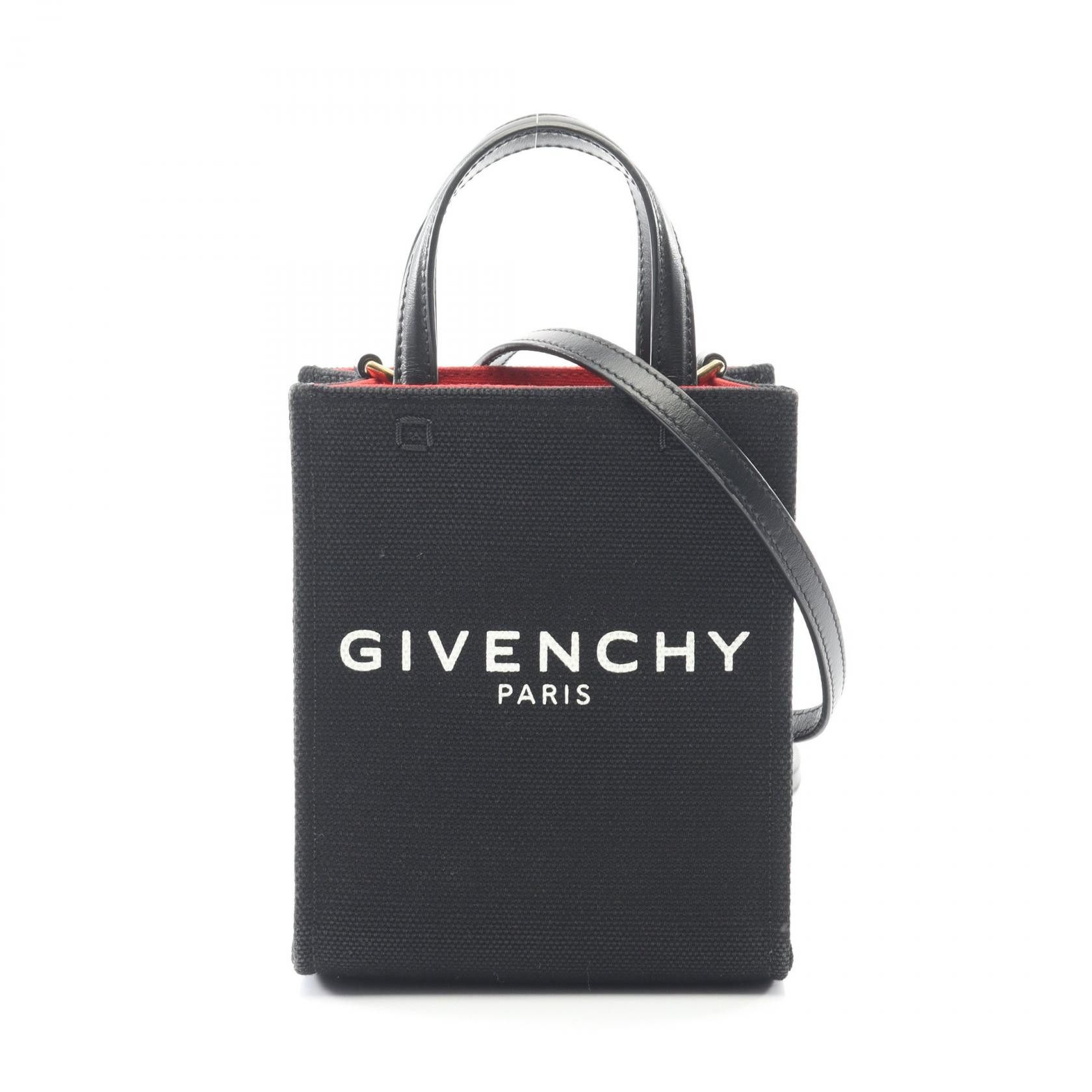Givenchy Givenchy Givenchy G Tote Mini Vertical Canvas Leather Handbag Textile Handbag BB50R9B1DR DUTY FREE for USA Size ONE SIZE - 1 Thumbnail