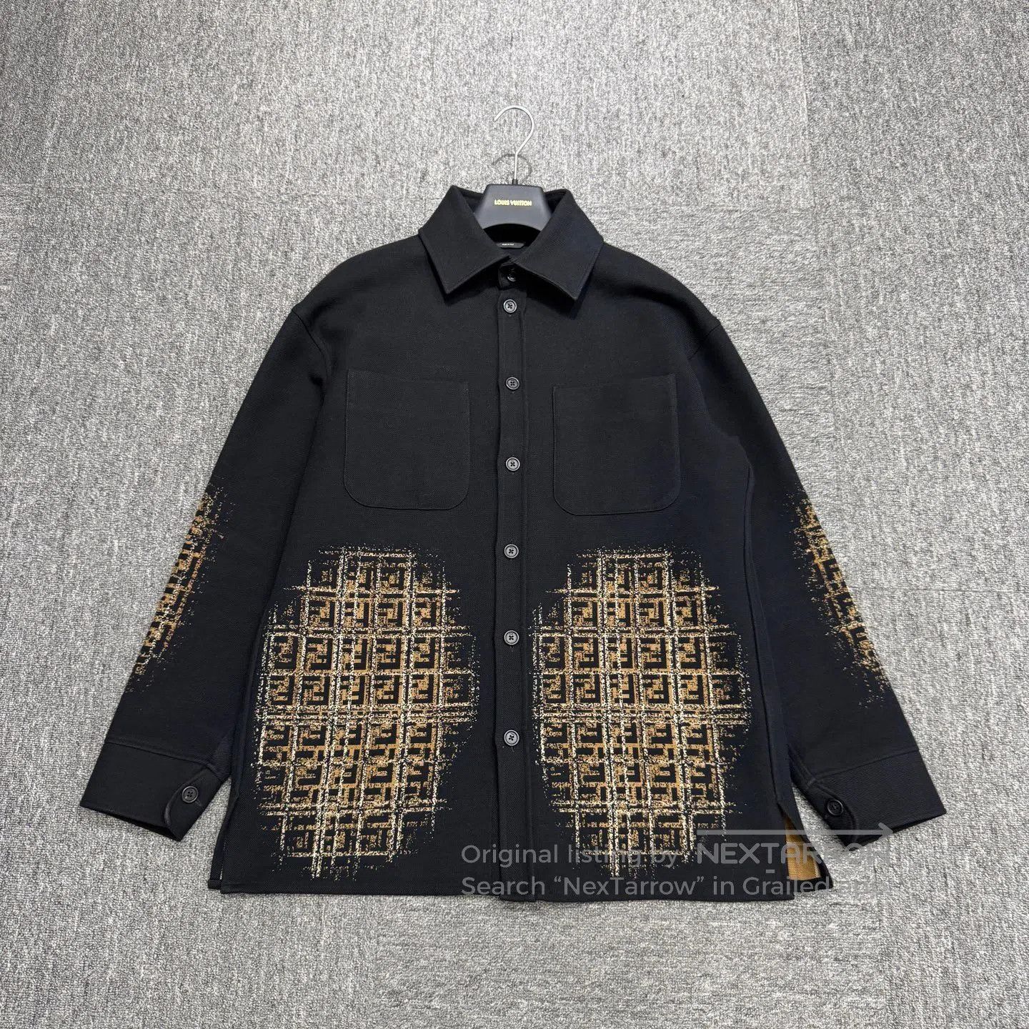 Fendi FENDI Dyeing and jacquard-printed jacket| Size US S / EU 44-46 / 1 - 1 Thumbnail