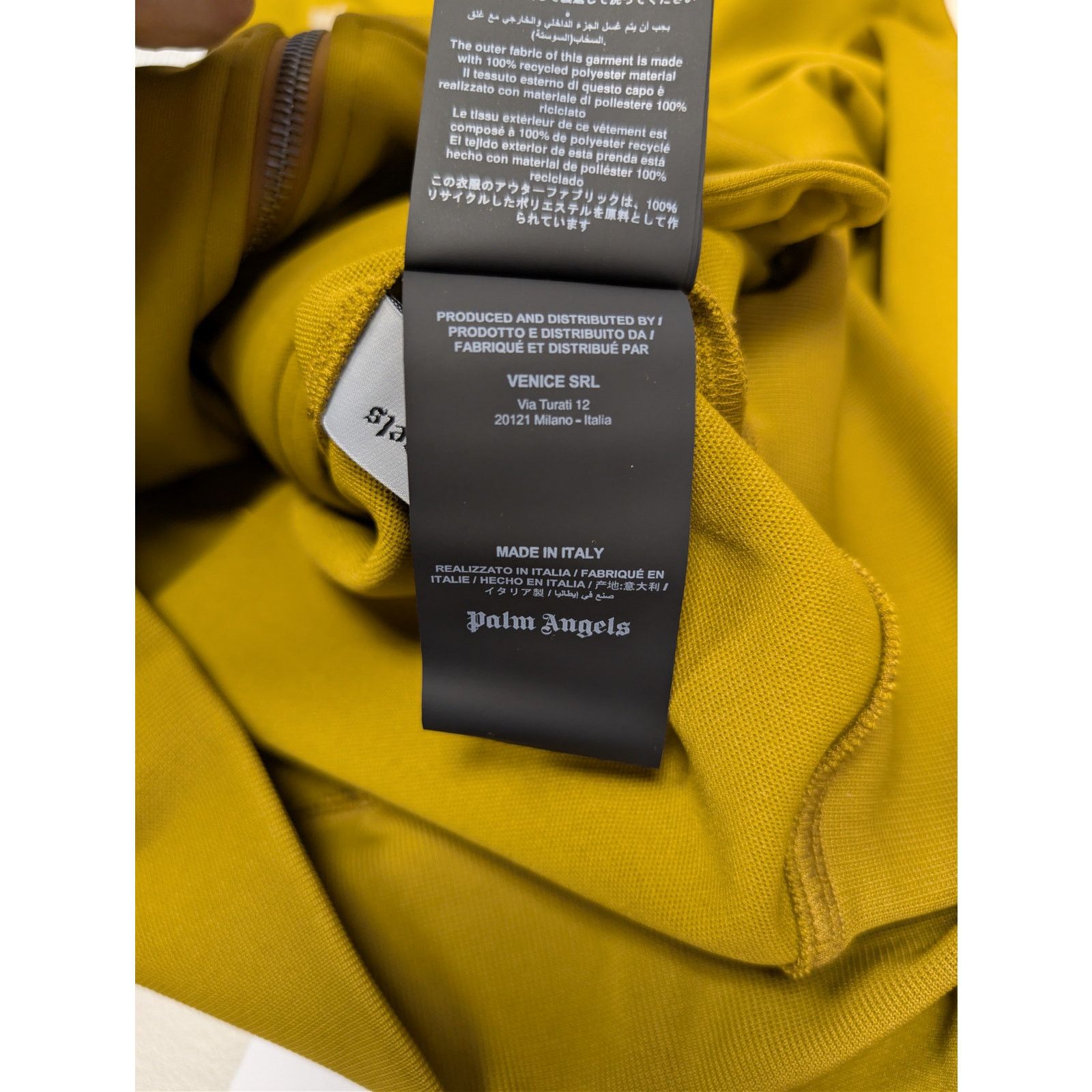 Palm Angels o1rshd1 Classic Logo Track Jacket in Golden Brown / Mustard Size US L / EU 52-54 / 3 - 20 Thumbnail