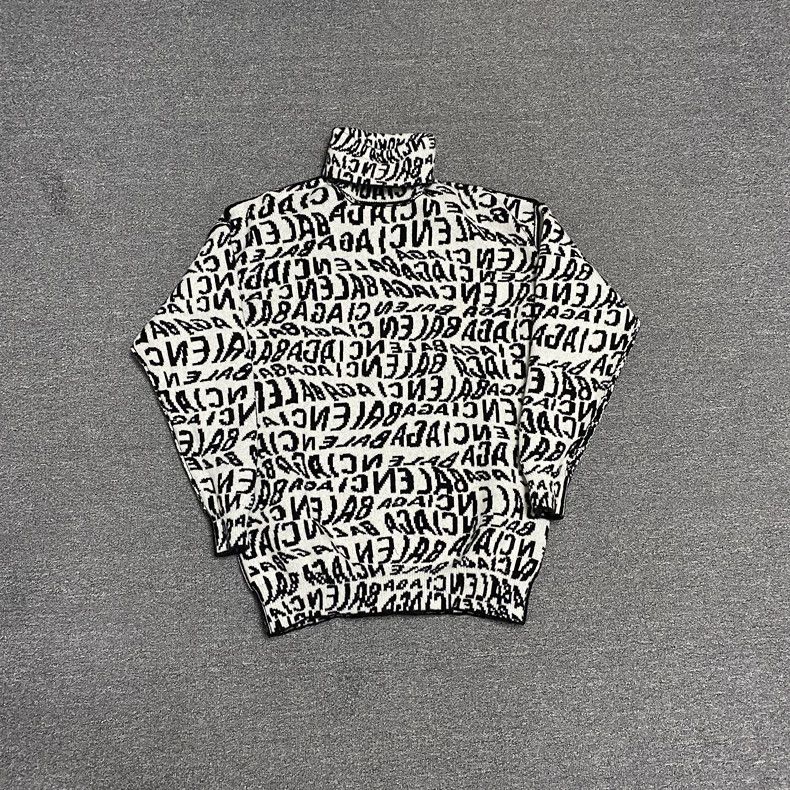 Balenciaga Balenciaga Bulletproof Logo Reversible Wool Knit Top Size US XS / EU 42 / 0 - 4 Thumbnail