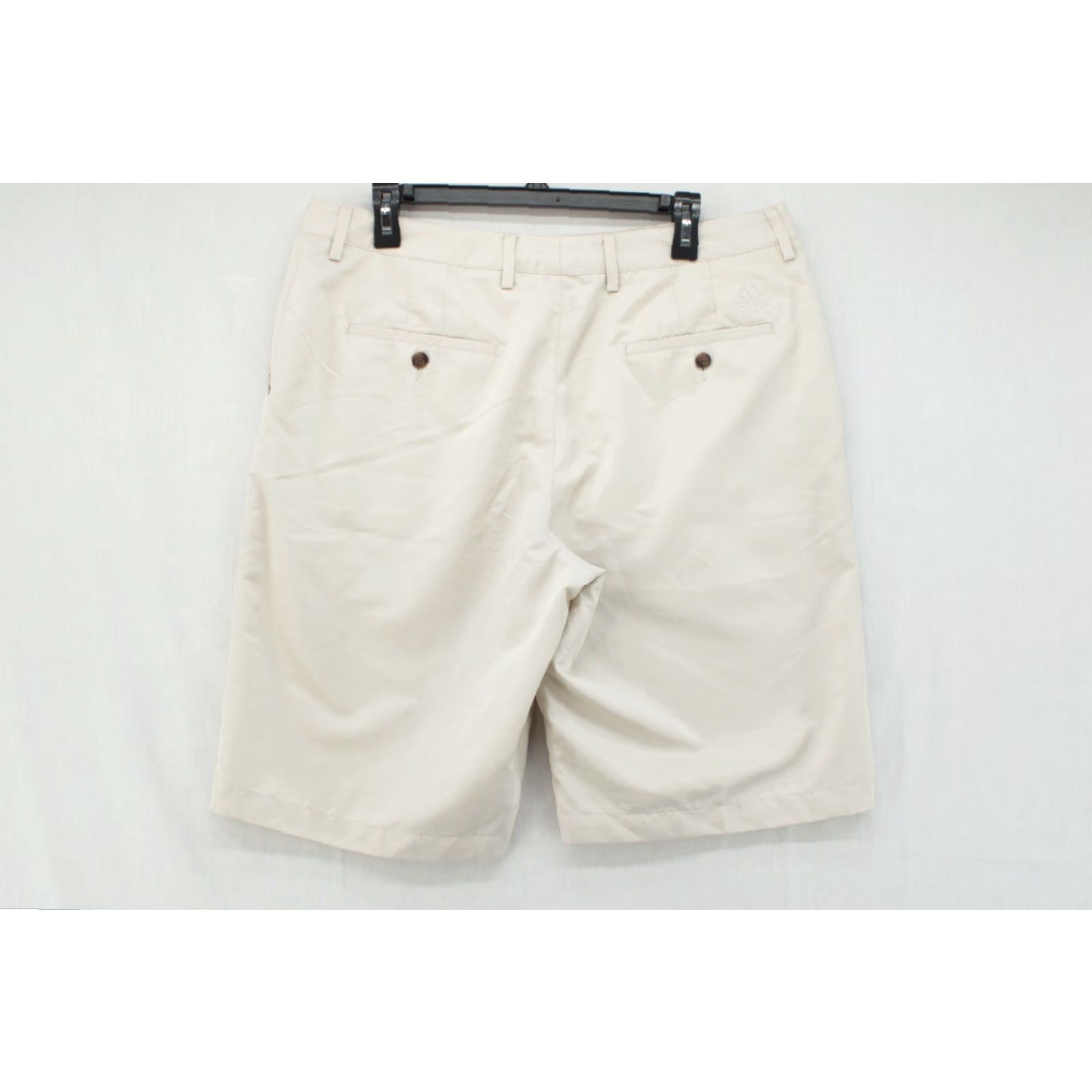 Adidas Adidas Ultimate Stretch Golf Shorts Men Size 34 Beige 11" Inseam Chino Comfortable Pockets Stretch Pocket Logo Regular Summer 11" Inseam Mens Size US 34 / EU 50 - 2 Thumbnail