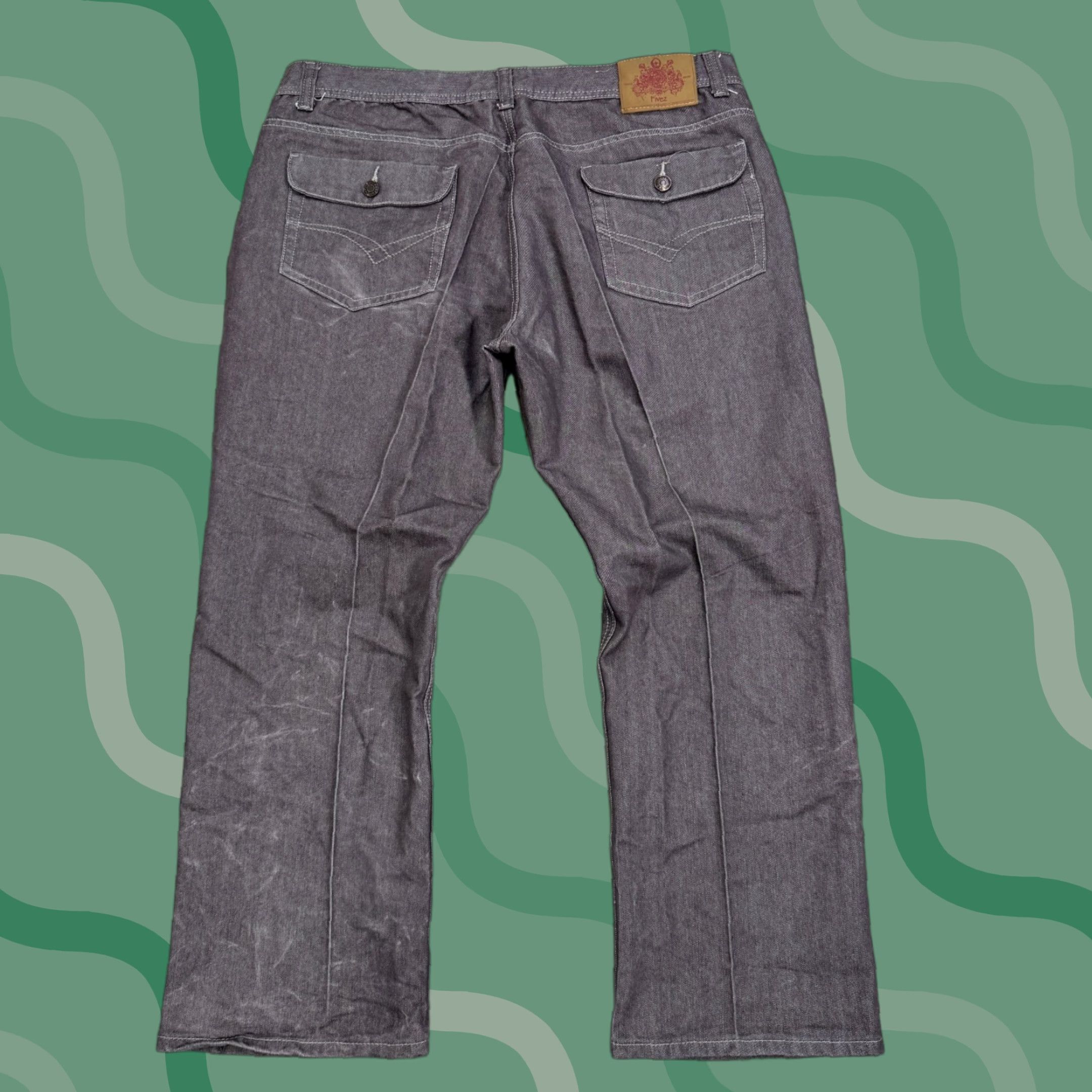 Southpole Southpole jeans Mens 40 x 30 hip hop Fivez baggy Y2K grunge skater straight 5-pocket denim cotton gray Size US 40 / EU 56 - 1 Thumbnail