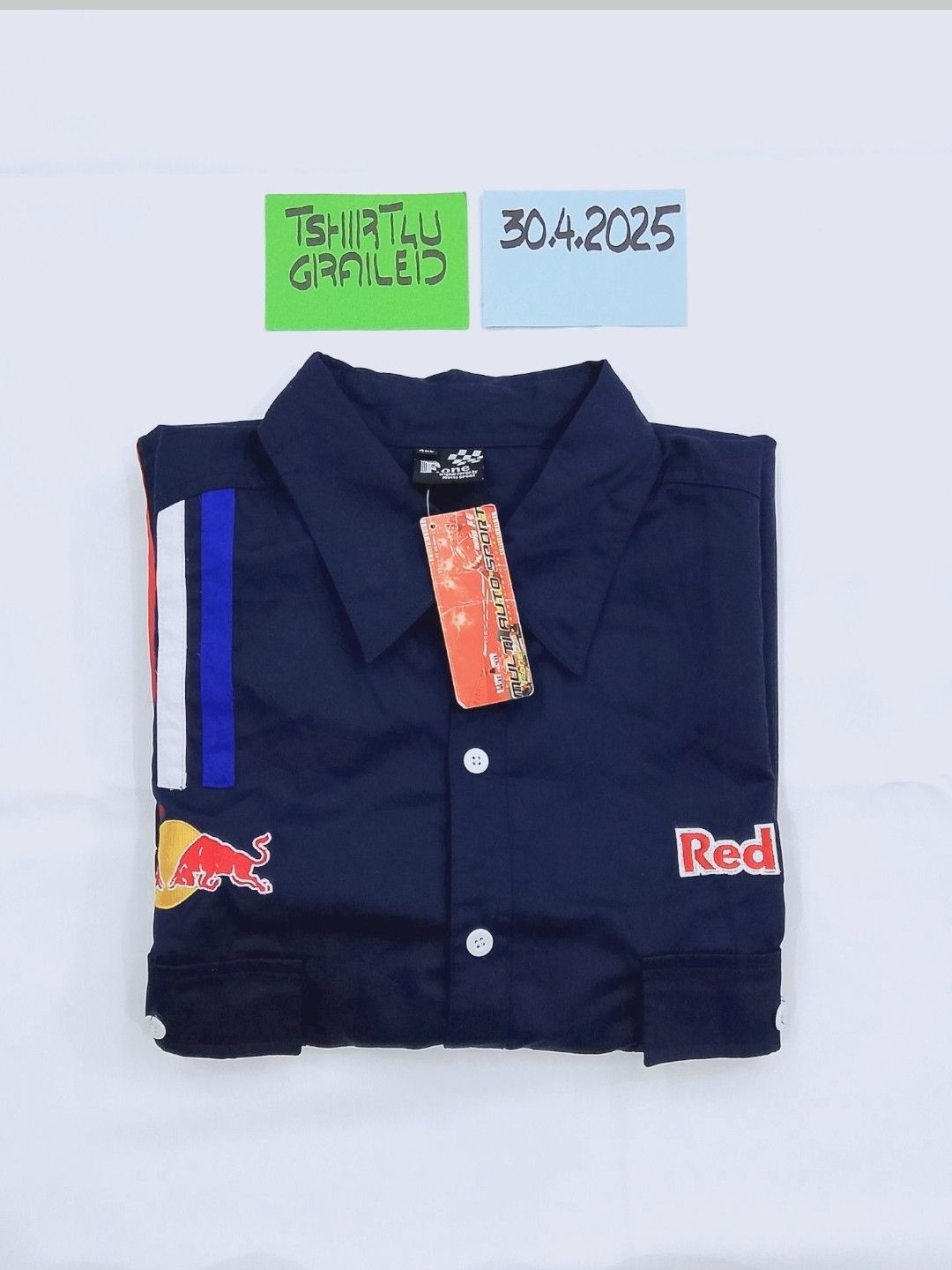 Red Bull 4XL REDBULL RACING F1 SHIRT EMBROIDERED LOGO (new with tag) Size US XXL / EU 58 / 5 - 18 Thumbnail