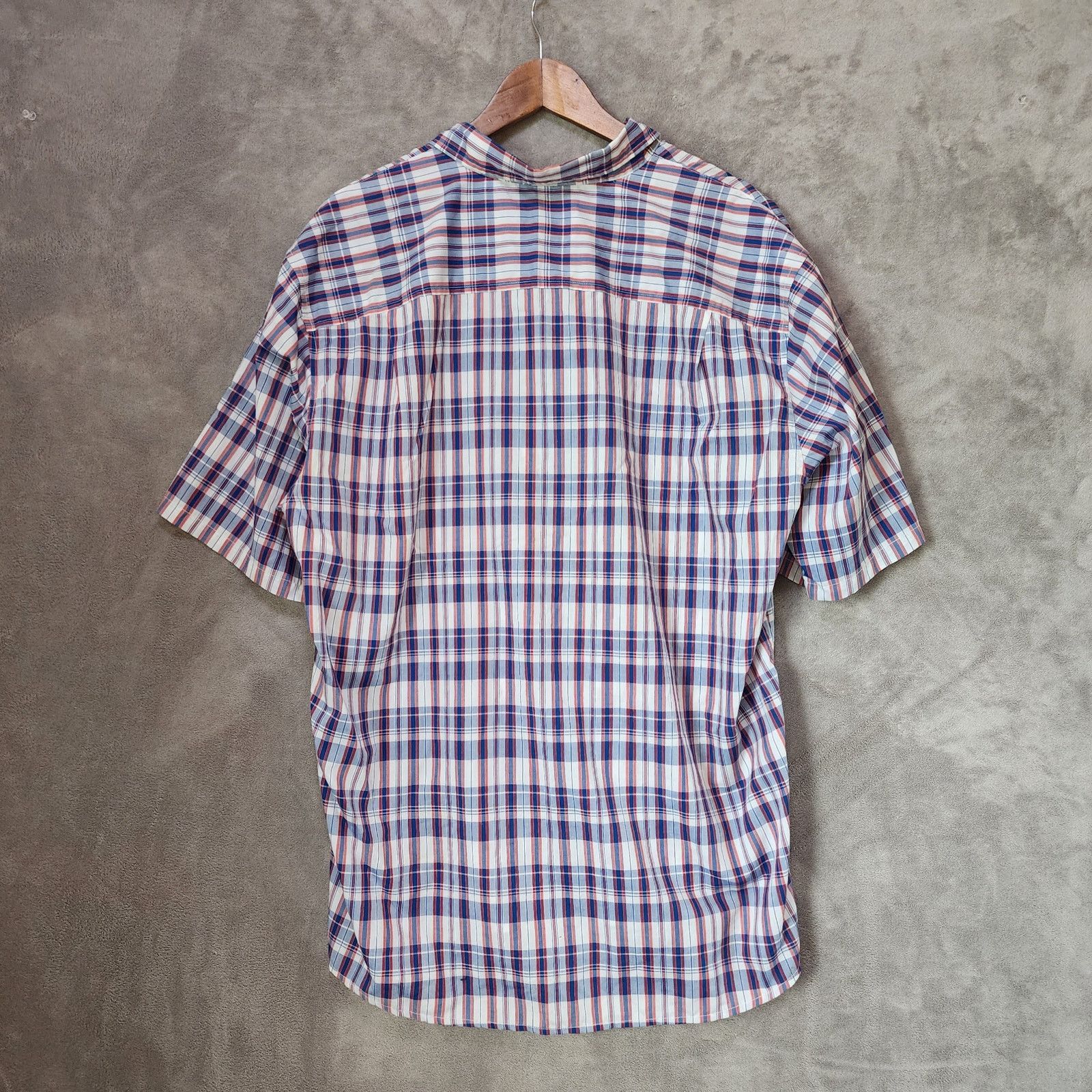 Pendleton Pendleton Men's XL Short Sleeve Plaid Striped Shirt Cotton Size US XL / EU 56 / 4 - 3 Thumbnail
