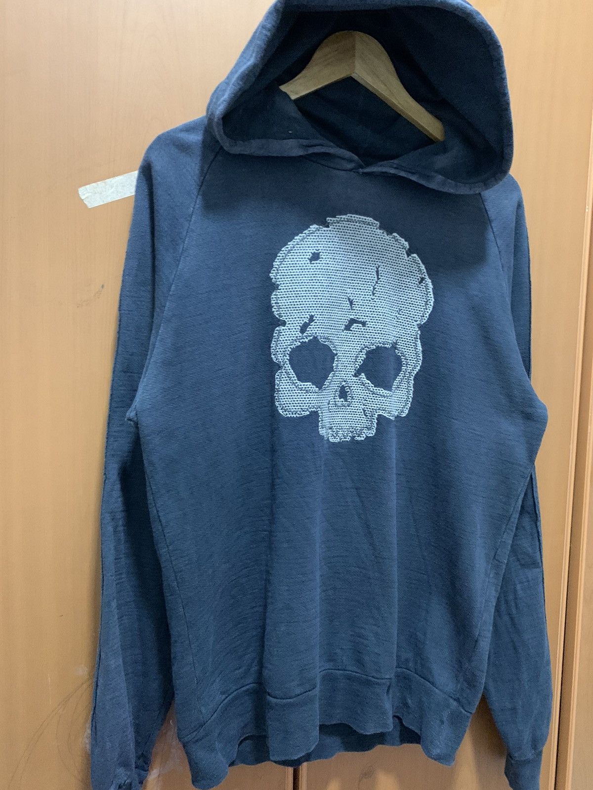 HYDROGEN Hydrogen grunge archive skull goth hoodie Size US XL / EU 56 / 4 - 4 Thumbnail