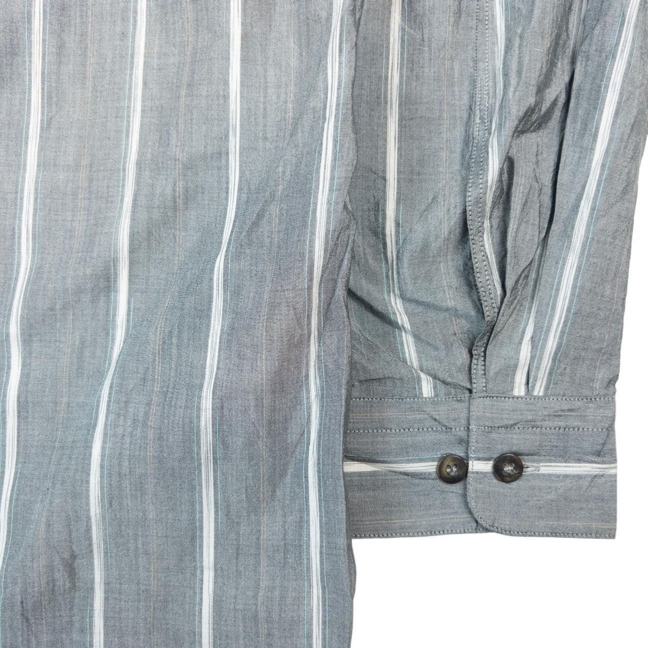 Issey Miyake Vintage Issey Miyake Striped Long Sleeve Shirt Size M Size US M / EU 48-50 / 2 - 4 Thumbnail
