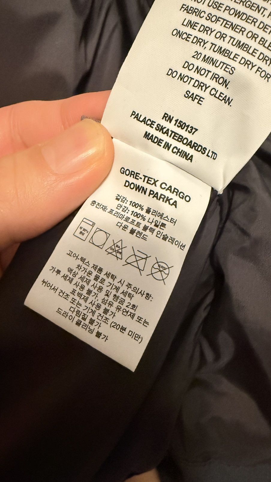 Palace Palace GORE-TEX CARGO DOWN PARKA Size US M / EU 48-50 / 2 - 7 Thumbnail