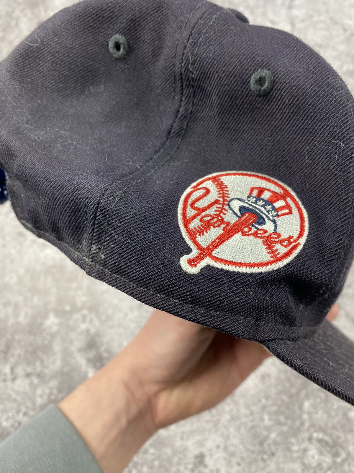New York Yankees × Starter × Vintage Vintage 90s New York Yankees Snapback Hat Style Size ONE SIZE - 10 Thumbnail