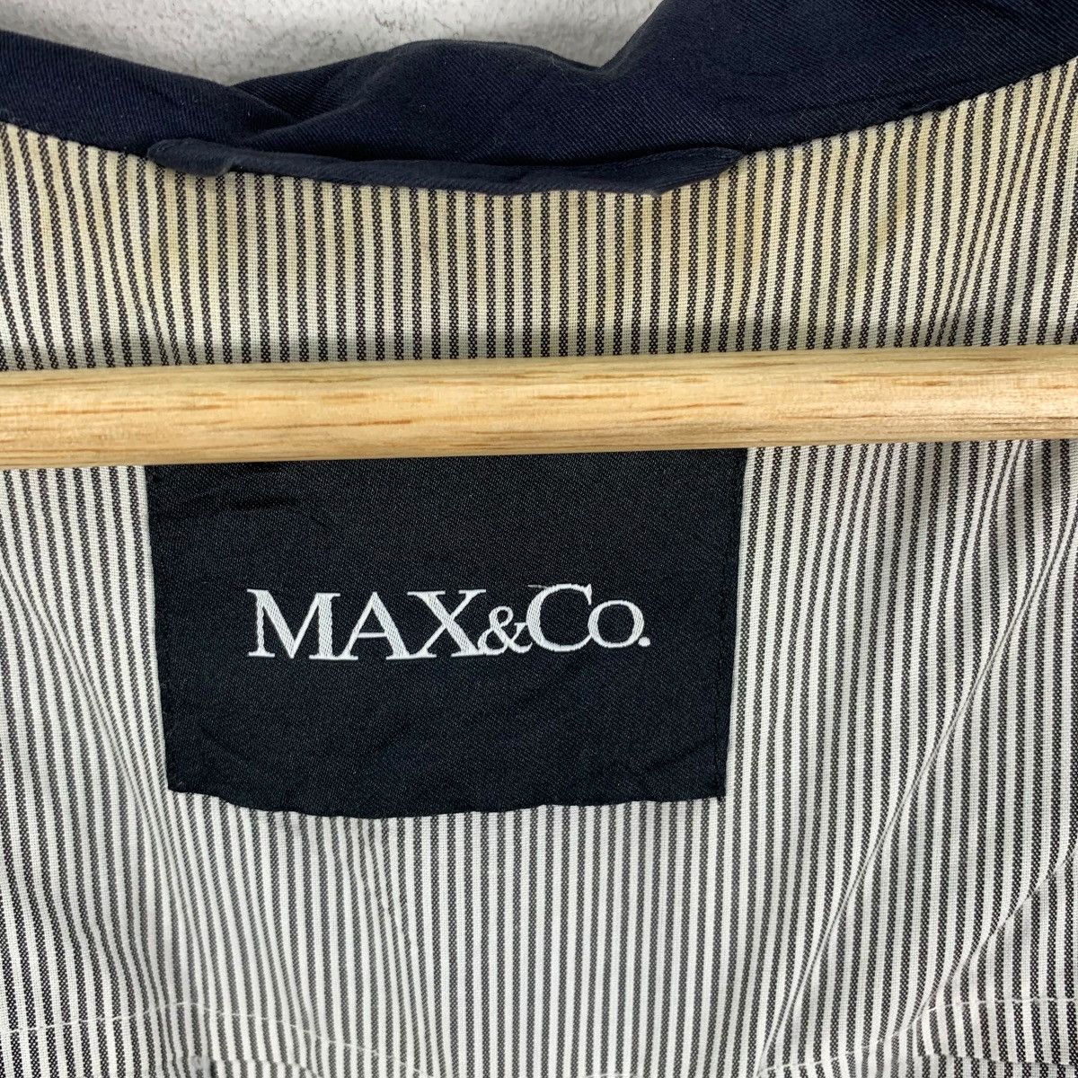 Max Mara Vintage MAX MARA CO Collection Natural Dye Jacket Coat Size M / US 6-8 / IT 42-44 - 8 Thumbnail