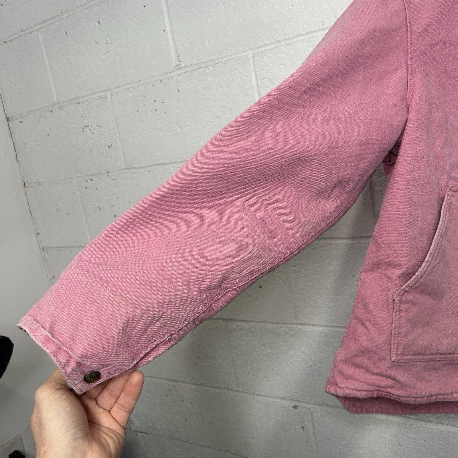 Carhartt Vintage Carhartt Sherpa-Lined Canyon Jacket “Pink Rose” Size XL / US 12-14 / IT 48-50 - 8 Thumbnail