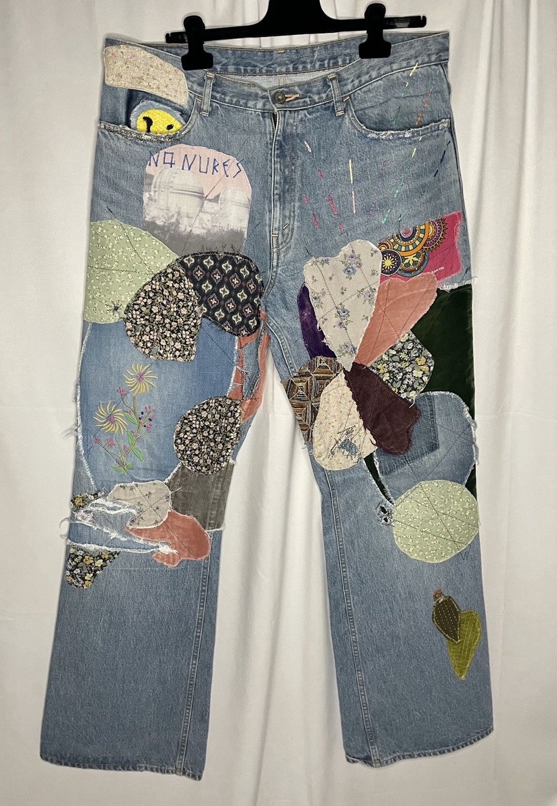 Kapital Kapital Patchwork Embroidered Denim Size US 38 / EU 54 - 1 Thumbnail