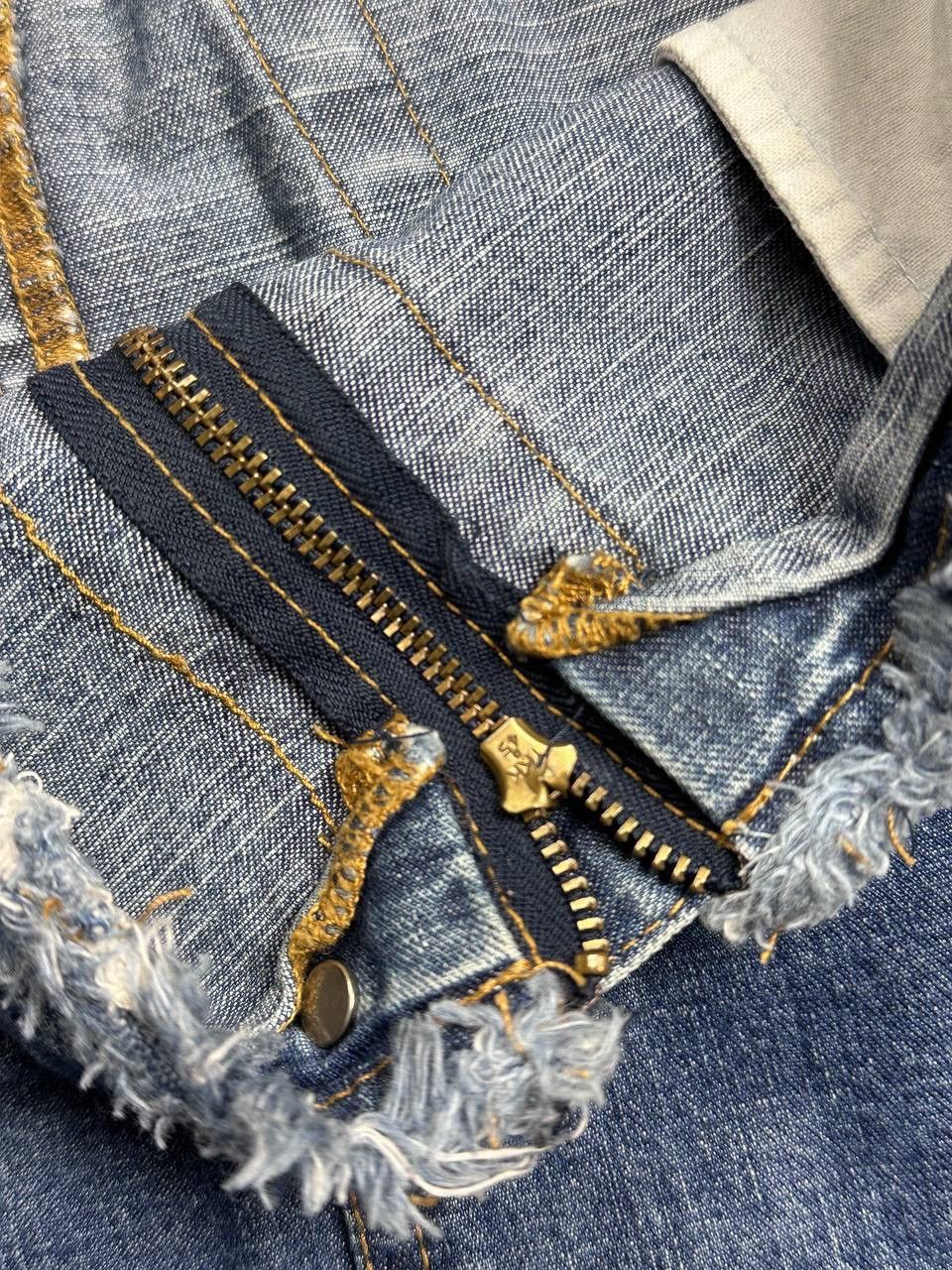 Tommy Hilfiger Vintage Tommy Hilfiger Deconstruct Avantgarde Shirt 28 Size 29" - 6 Thumbnail