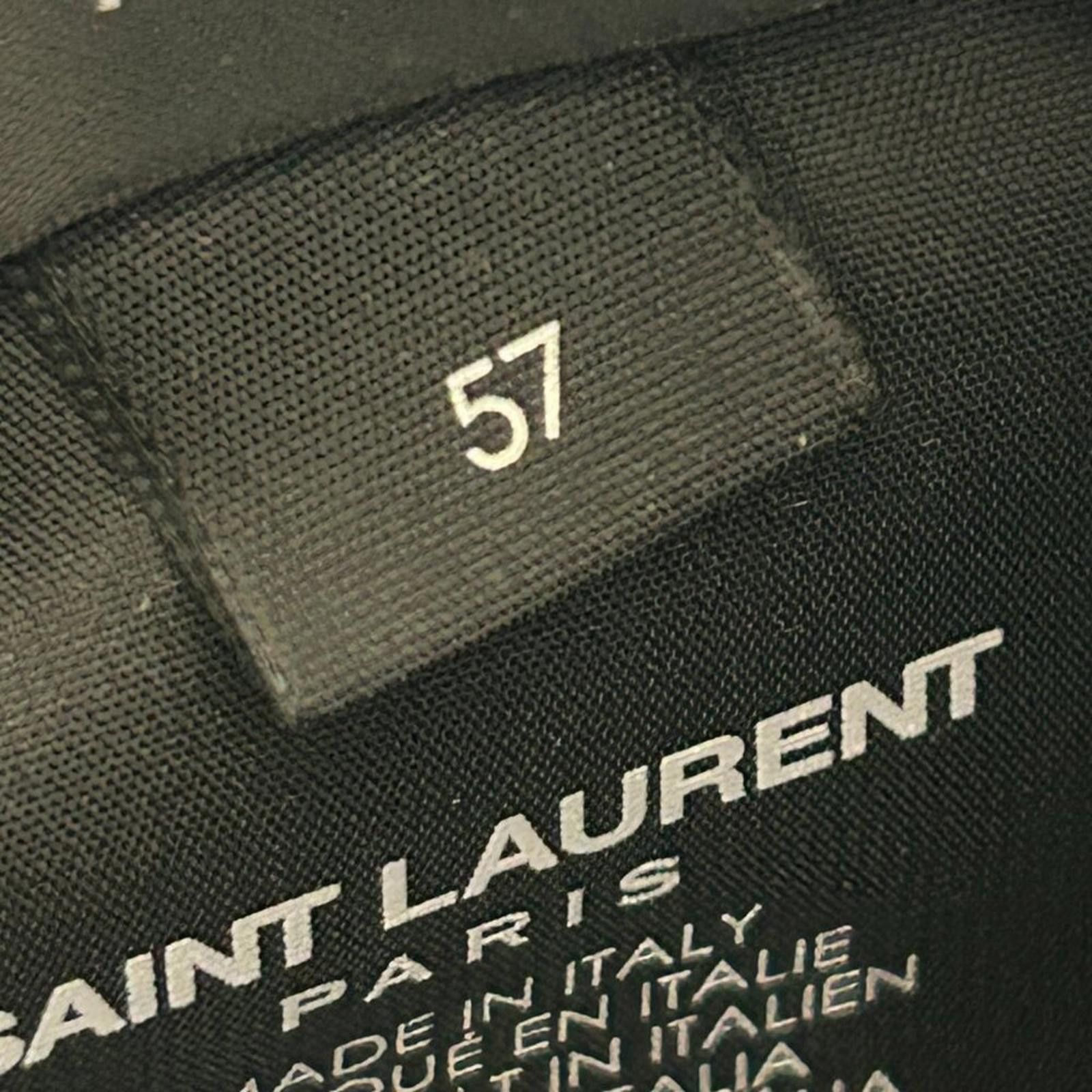 Saint Laurent Paris Saint Laurent NAVY BLUE Baseball cap 57cm Size ONE SIZE - 6 Thumbnail